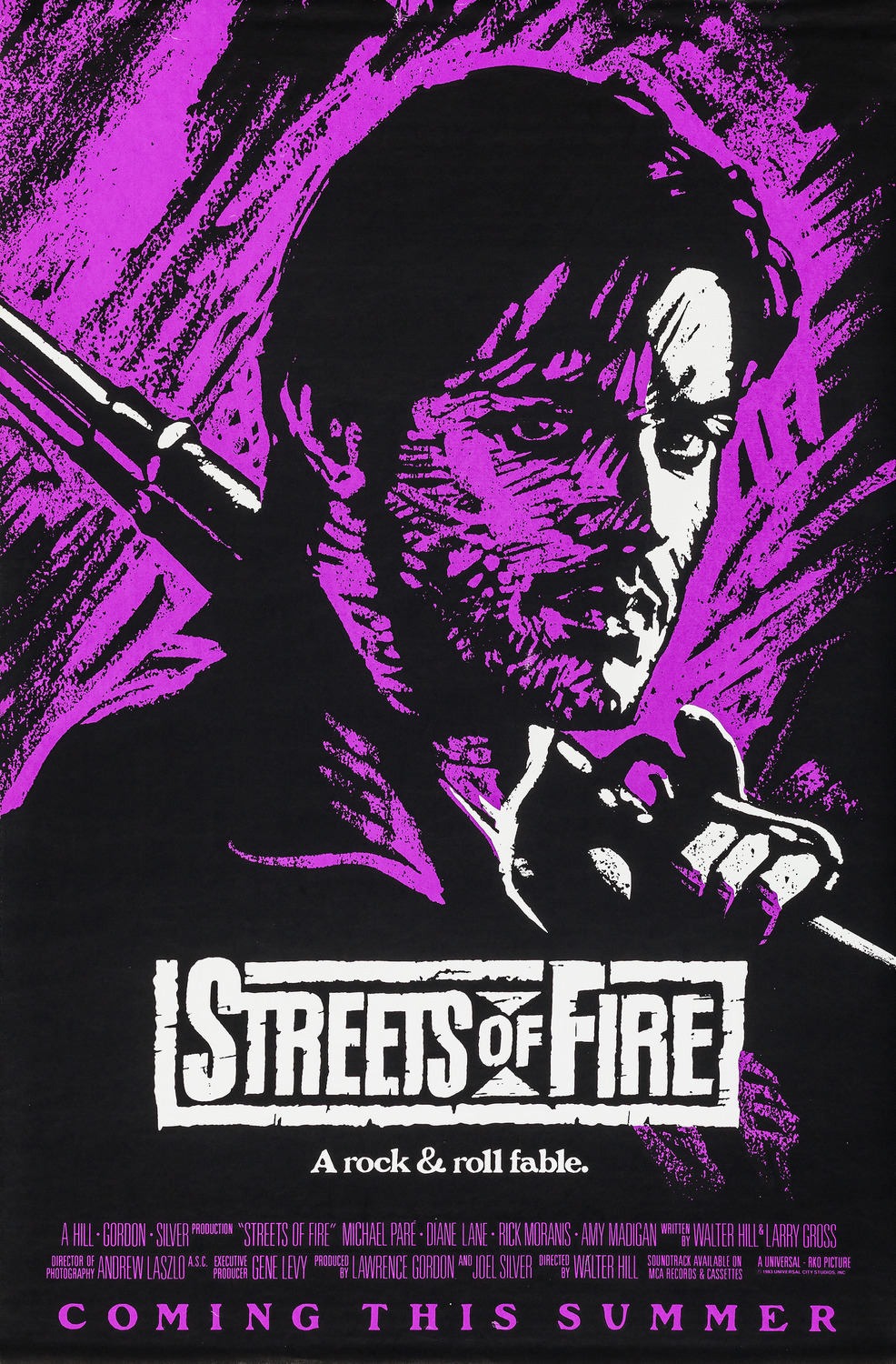 Extra Large Movie Poster Image for Streets of Fire (#2 of 3)