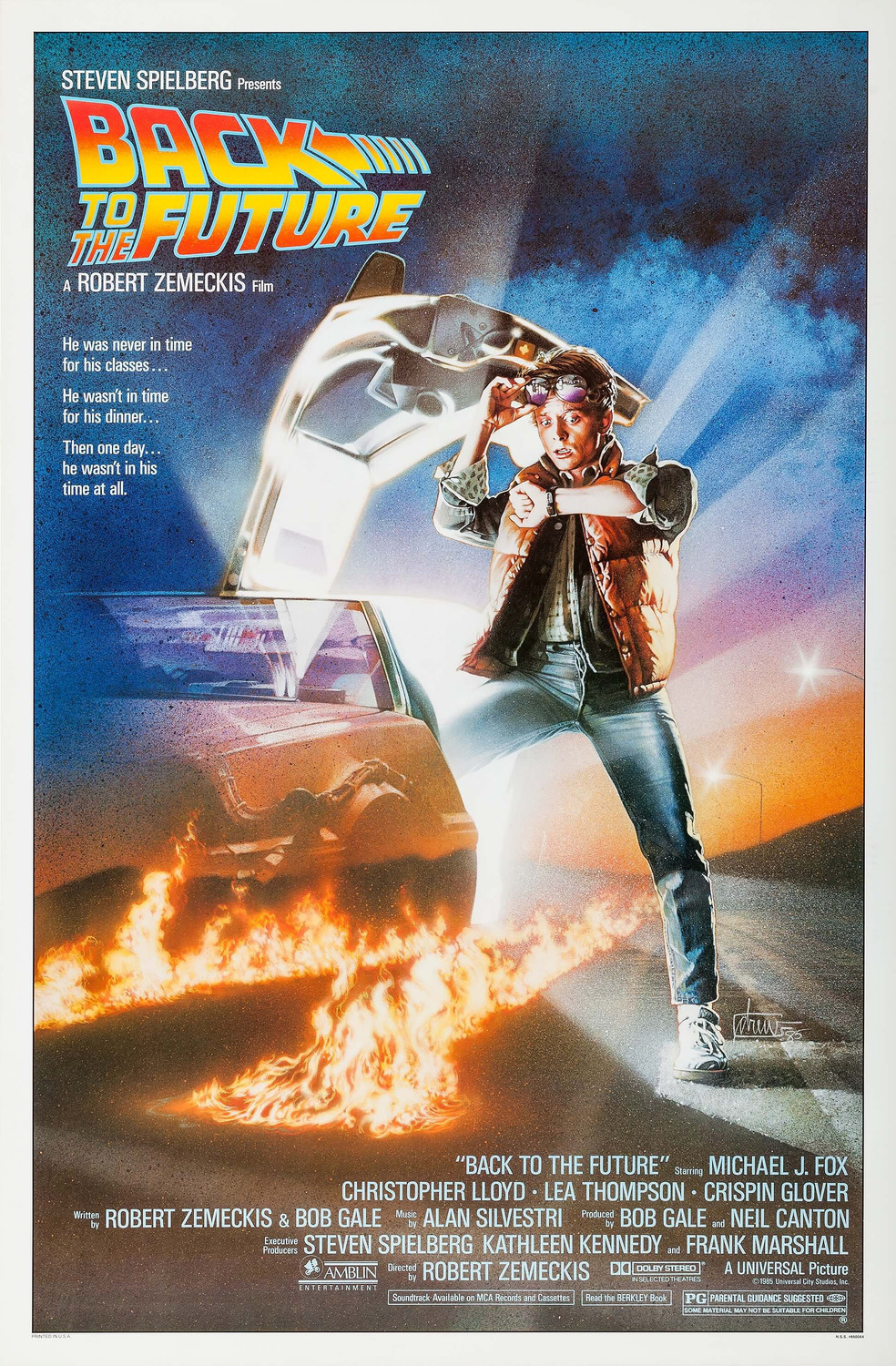 Extra Large Movie Poster Image for Back to the Future (#1 of 5)