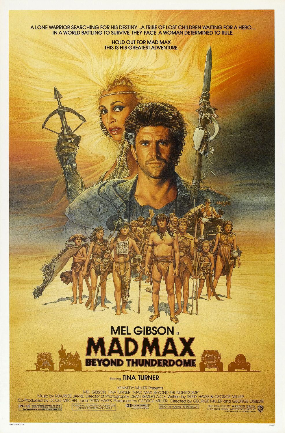 Extra Large Movie Poster Image for Mad Max Beyond Thunderdome (#1 of 3)