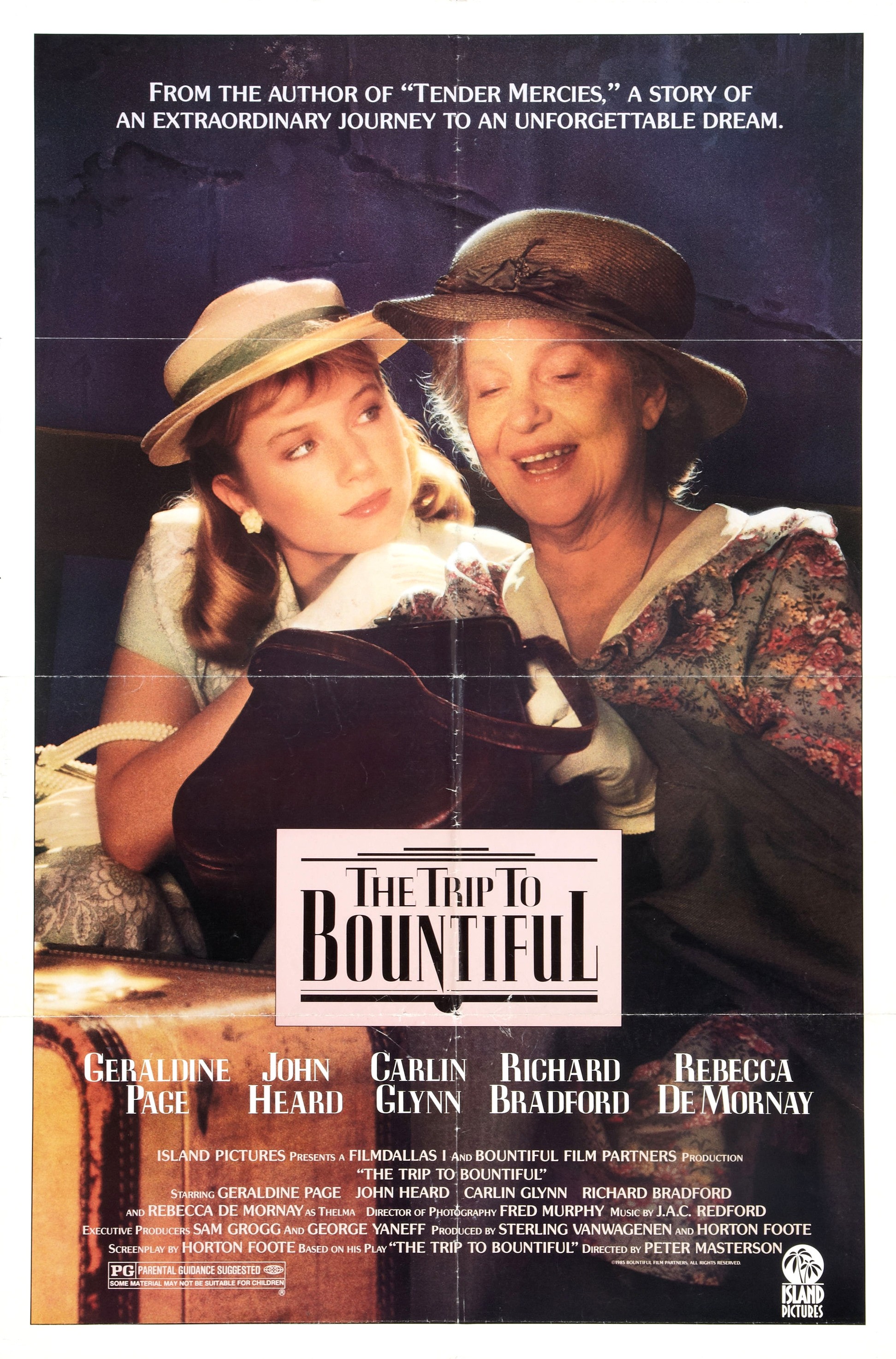 Mega Sized Movie Poster Image for The Trip To Bountiful 