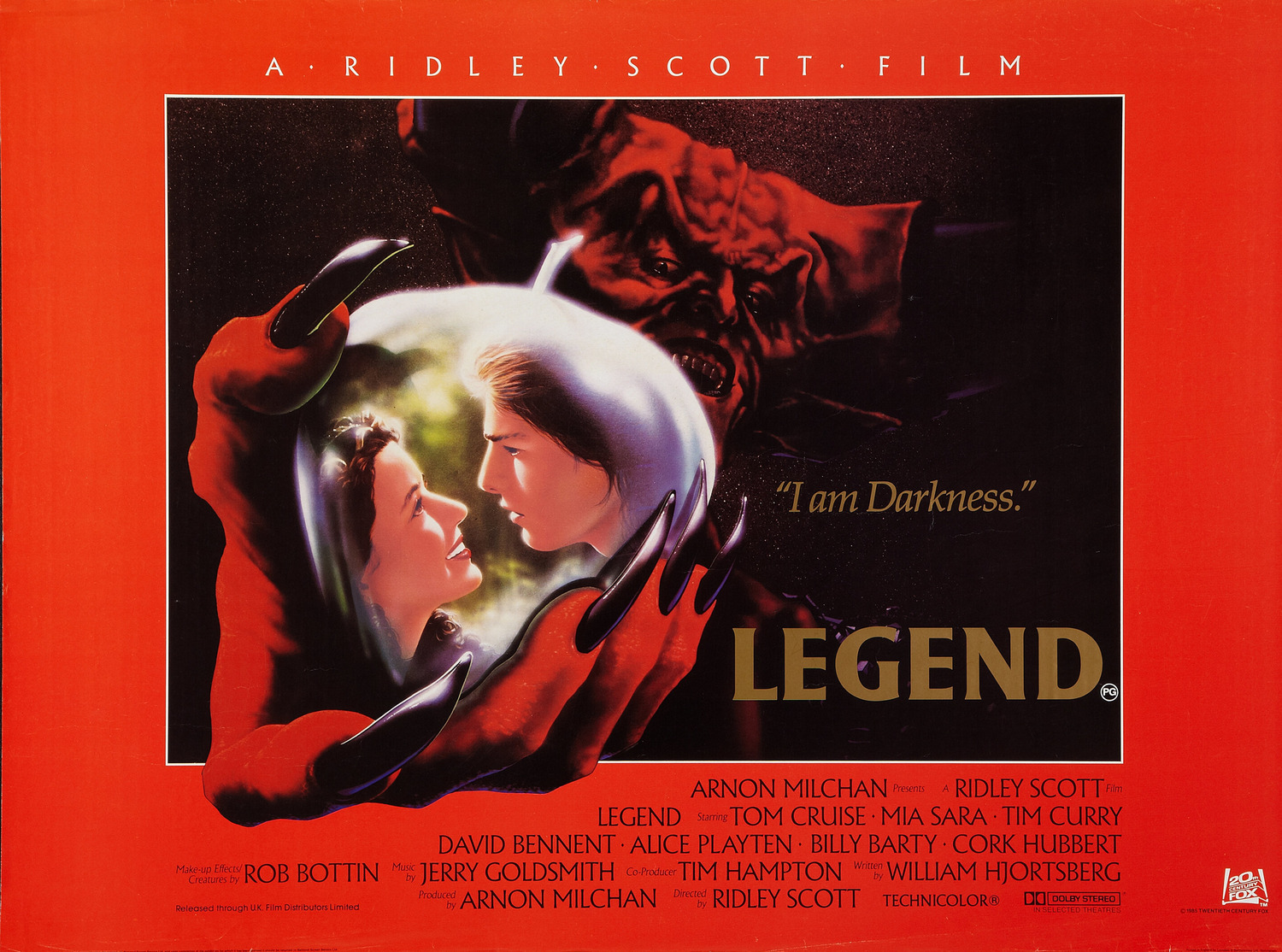 Extra Large Movie Poster Image for Legend (#4 of 4)