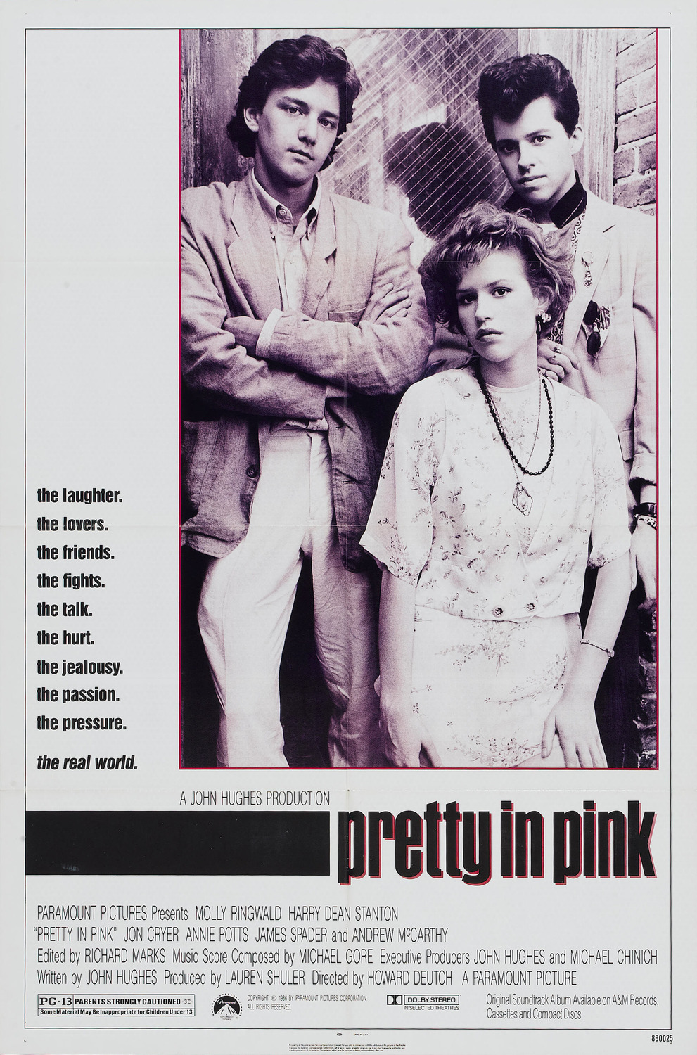 Extra Large Movie Poster Image for Pretty in Pink (#1 of 3)