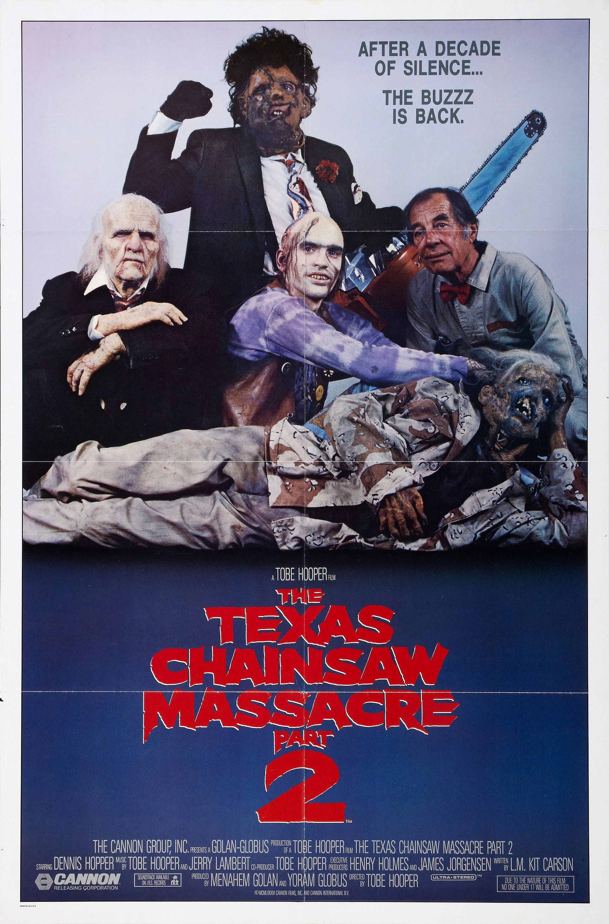 Mega Sized Movie Poster Image for The Texas Chainsaw Massacre 2 (#1 of 2)