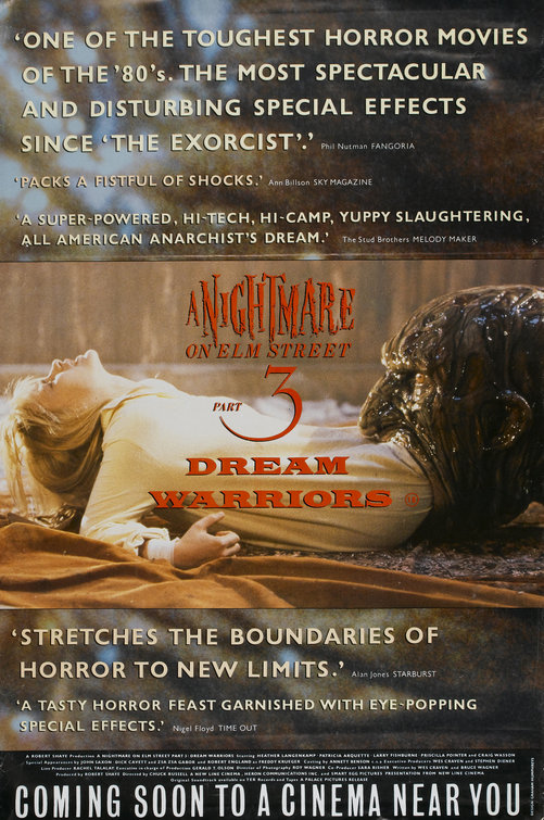 A Nightmare on Elm Street 3: Dream Warriors Movie Poster
