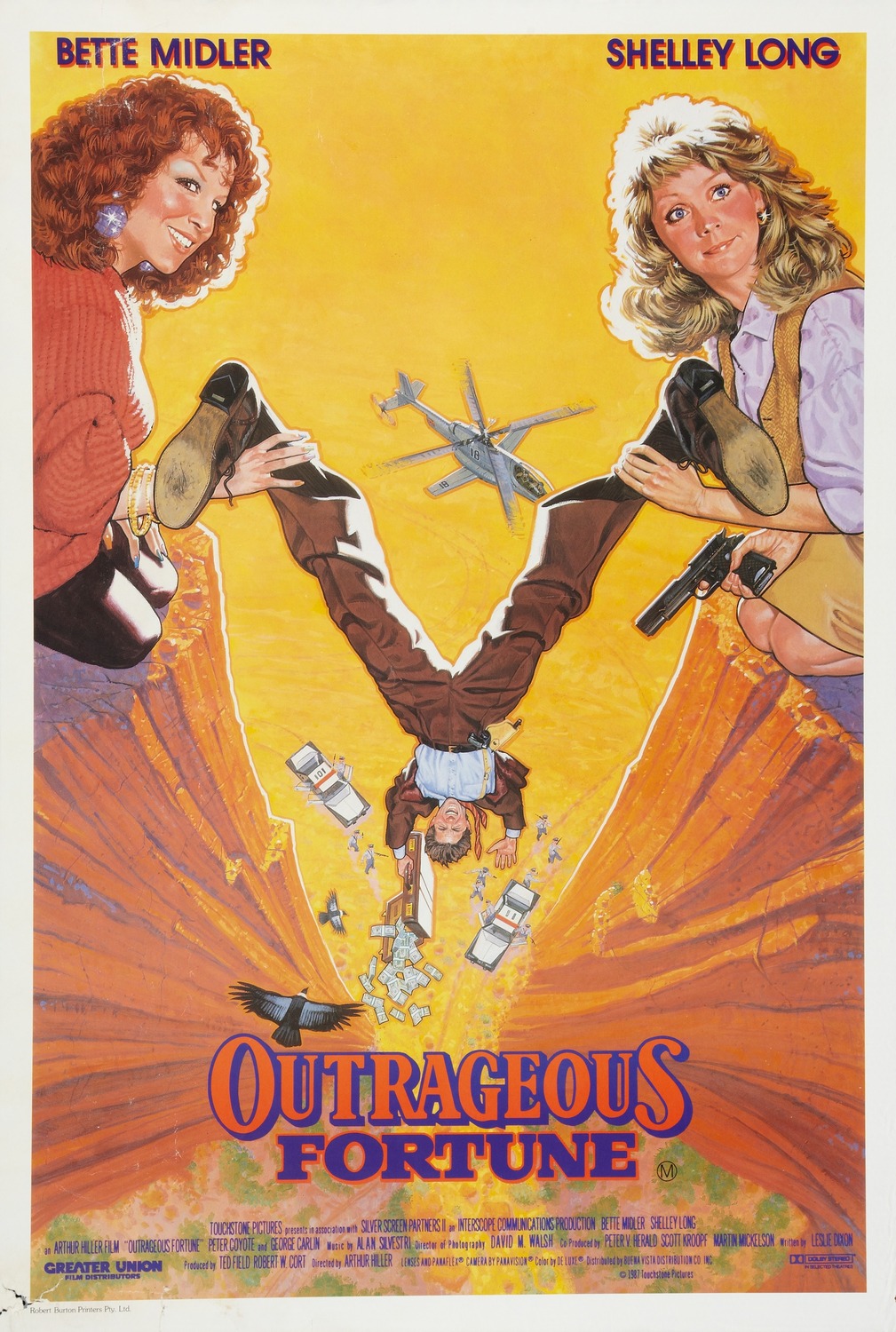 Extra Large Movie Poster Image for Outrageous Fortune (#2 of 3)