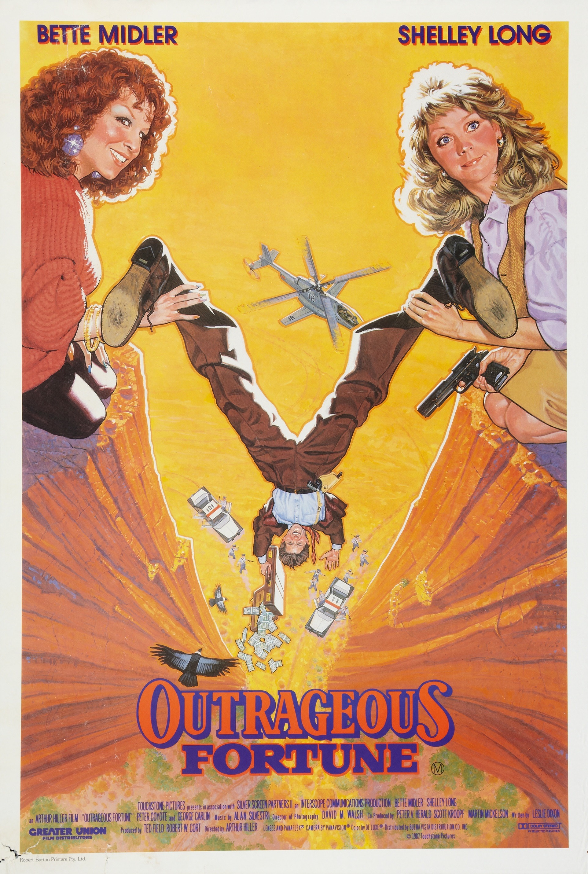 Mega Sized Movie Poster Image for Outrageous Fortune (#2 of 3)