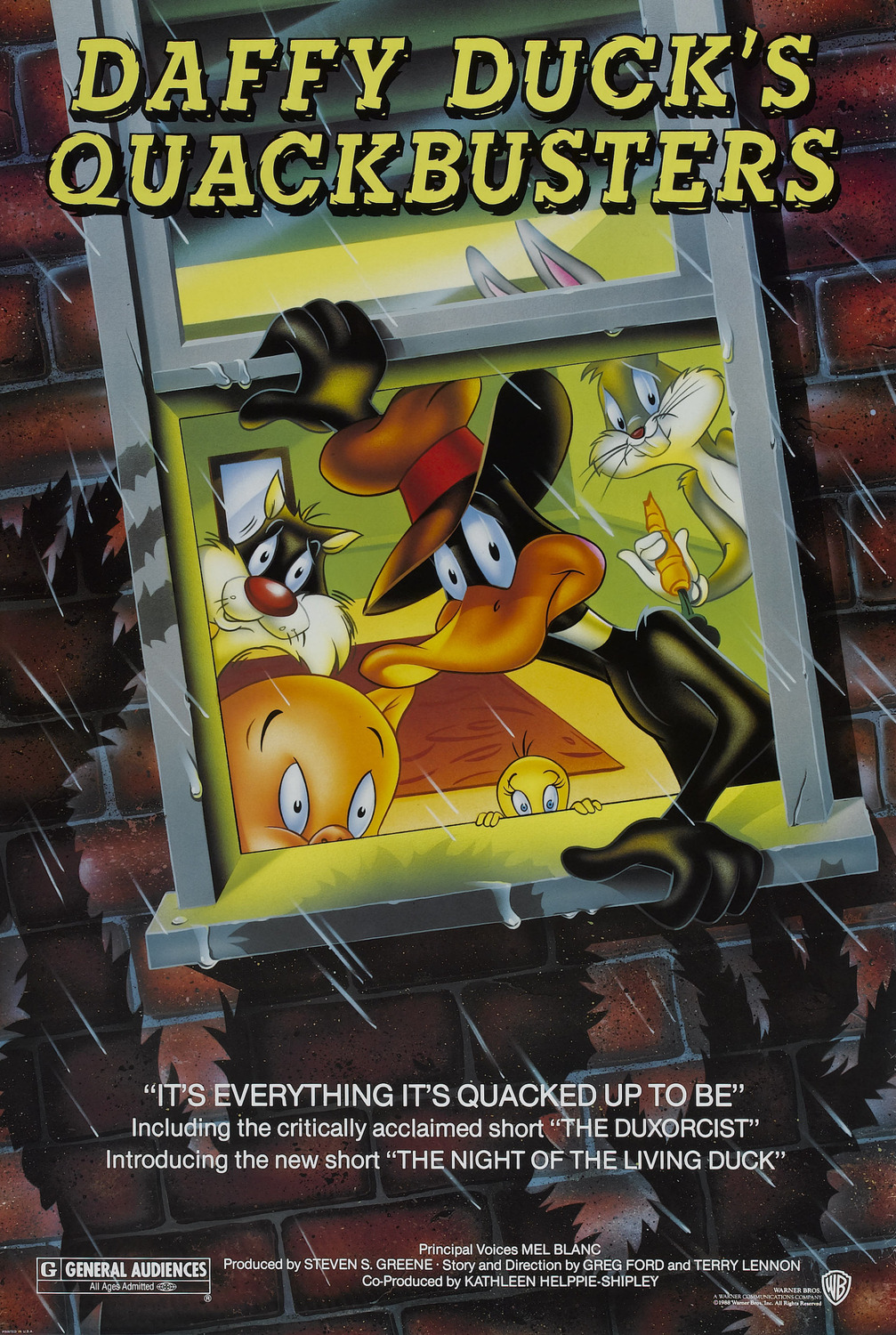 Extra Large Movie Poster Image for Daffy Duck's Quackbusters 