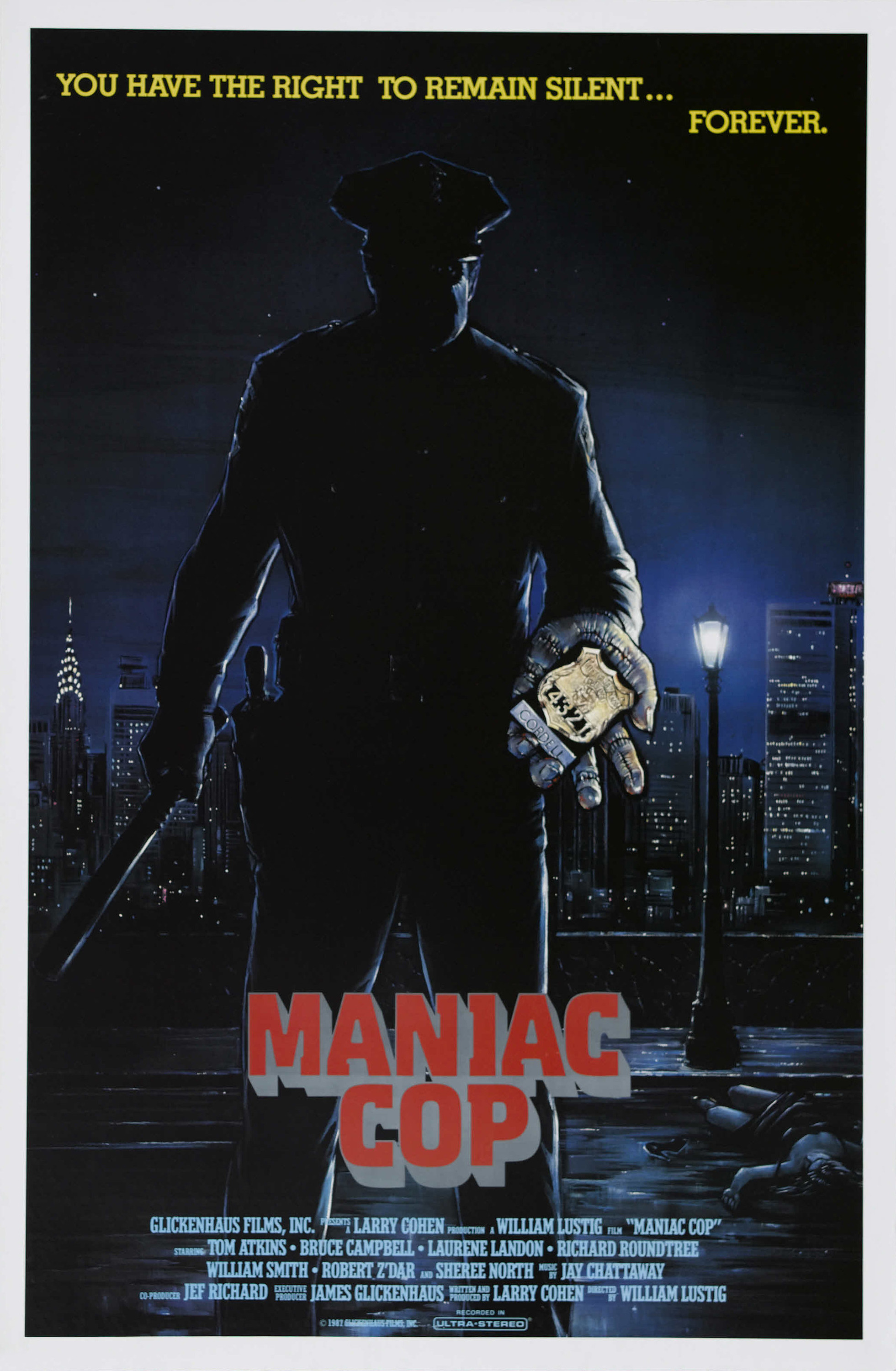 Maniac Cop (#3 of 3): Mega Sized Movie Poster Image - IMP Awards