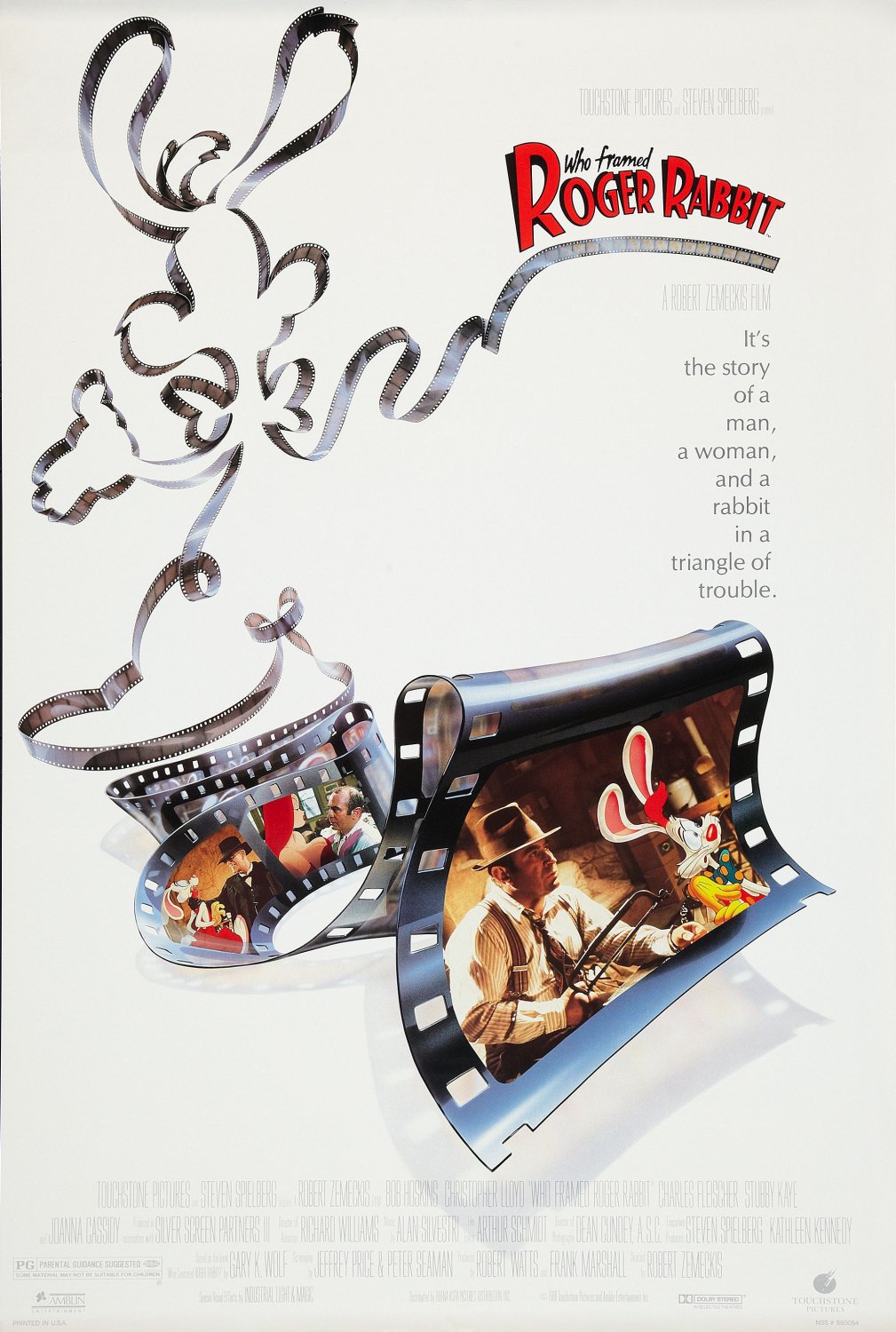 Extra Large Movie Poster Image for Who Framed Roger Rabbit? (#1 of 2)