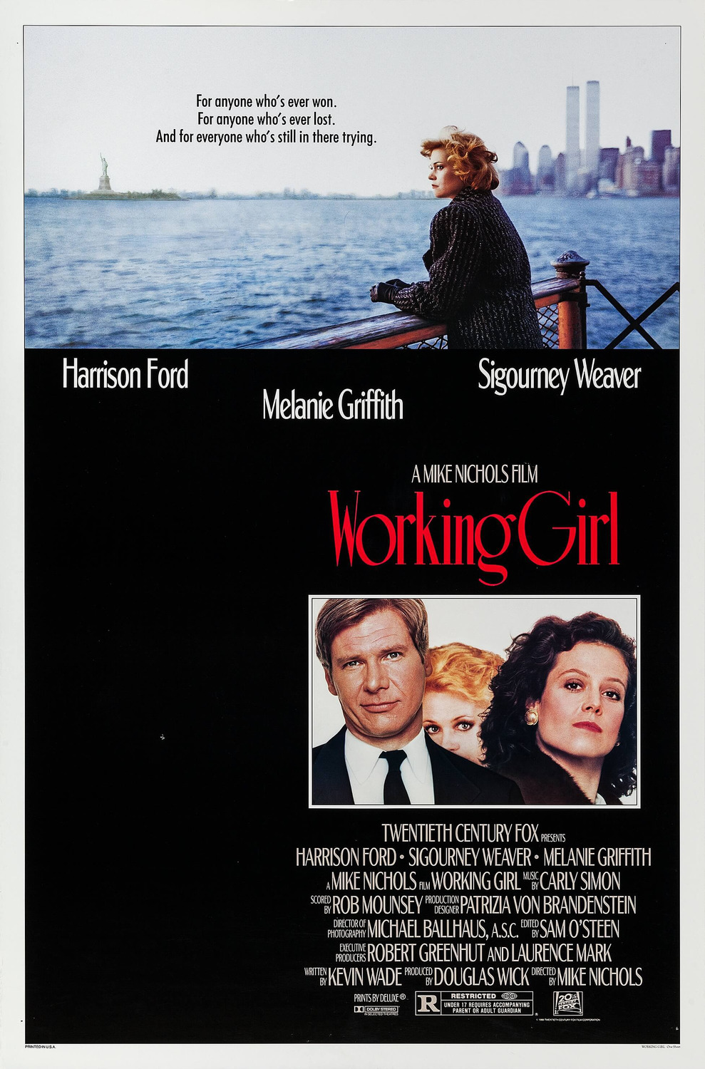 Extra Large Movie Poster Image for Working Girl (#1 of 2)
