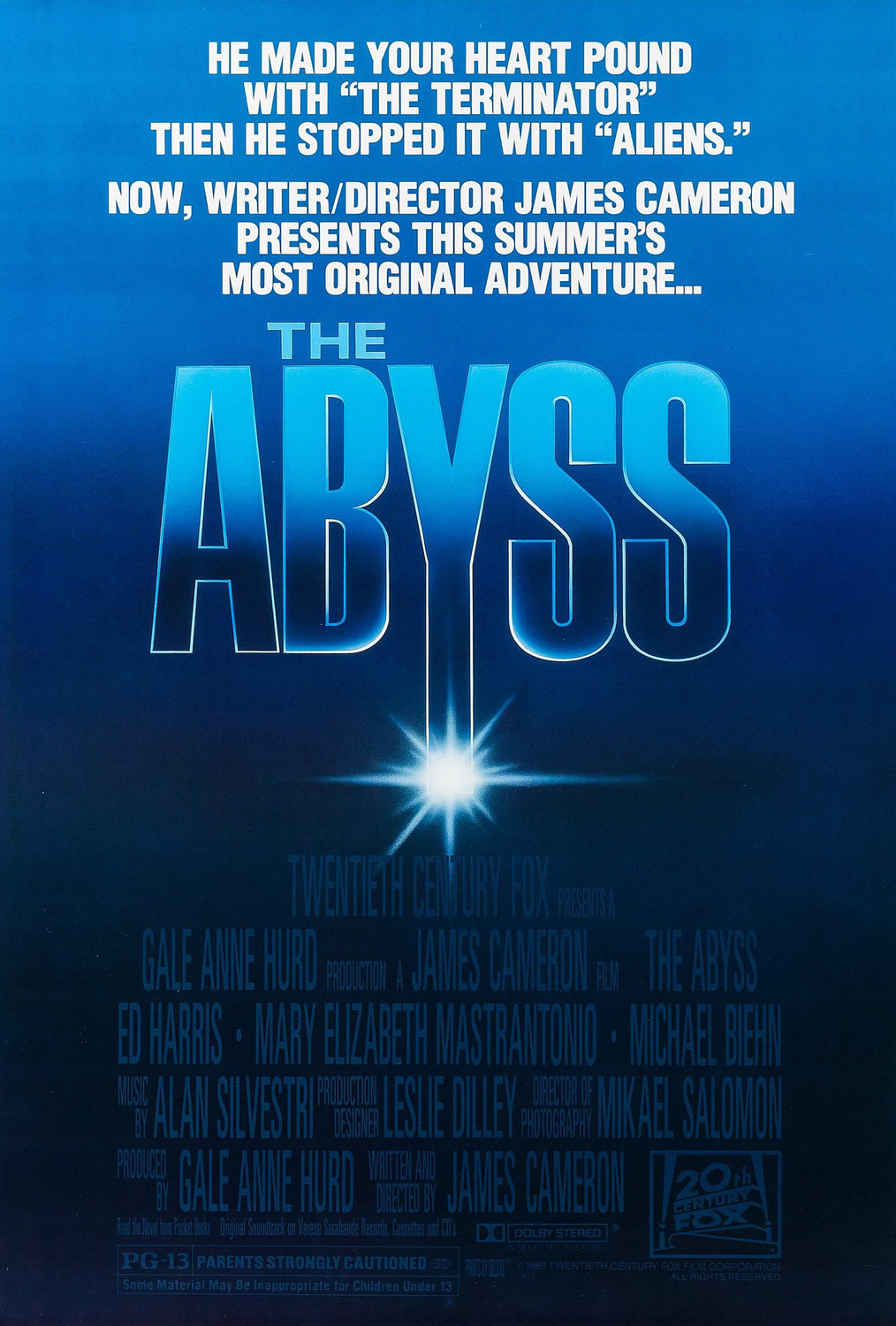 Extra Large Movie Poster Image for The Abyss (#1 of 7)