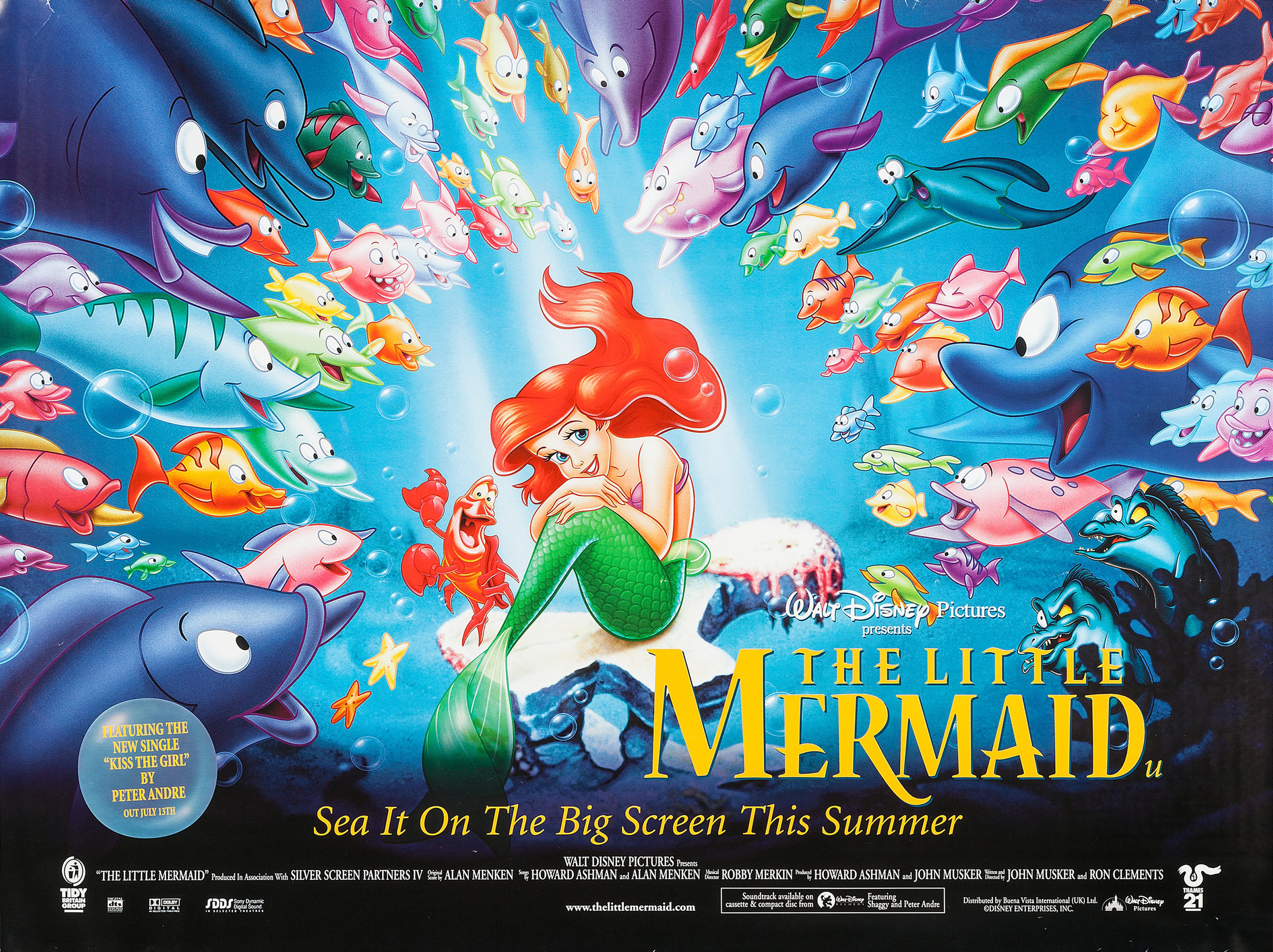 The Little Mermaid (5 of 10) Mega Sized Movie Poster Image IMP Awards