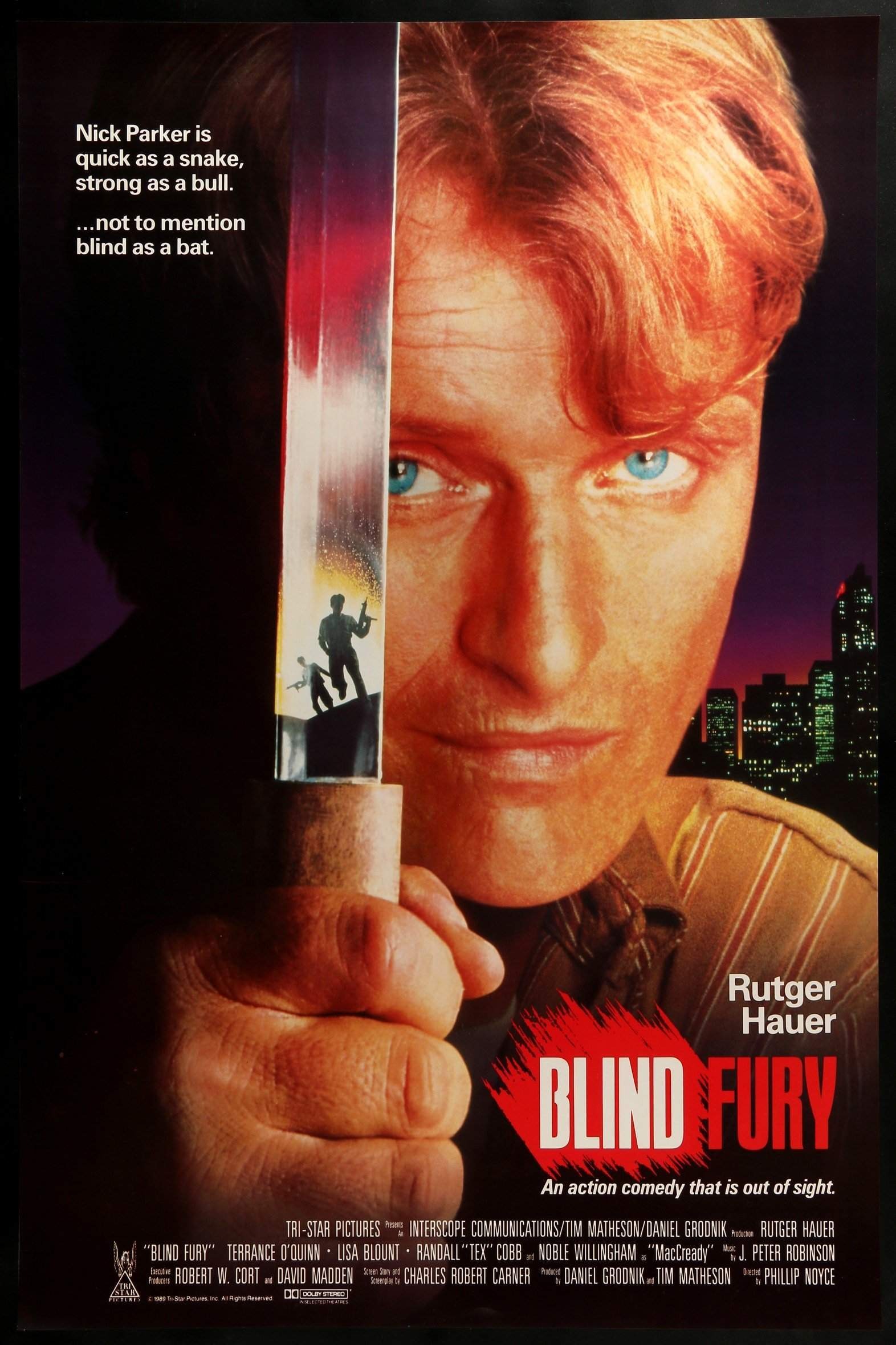 Mega Sized Movie Poster Image for Blind Fury (#2 of 2)