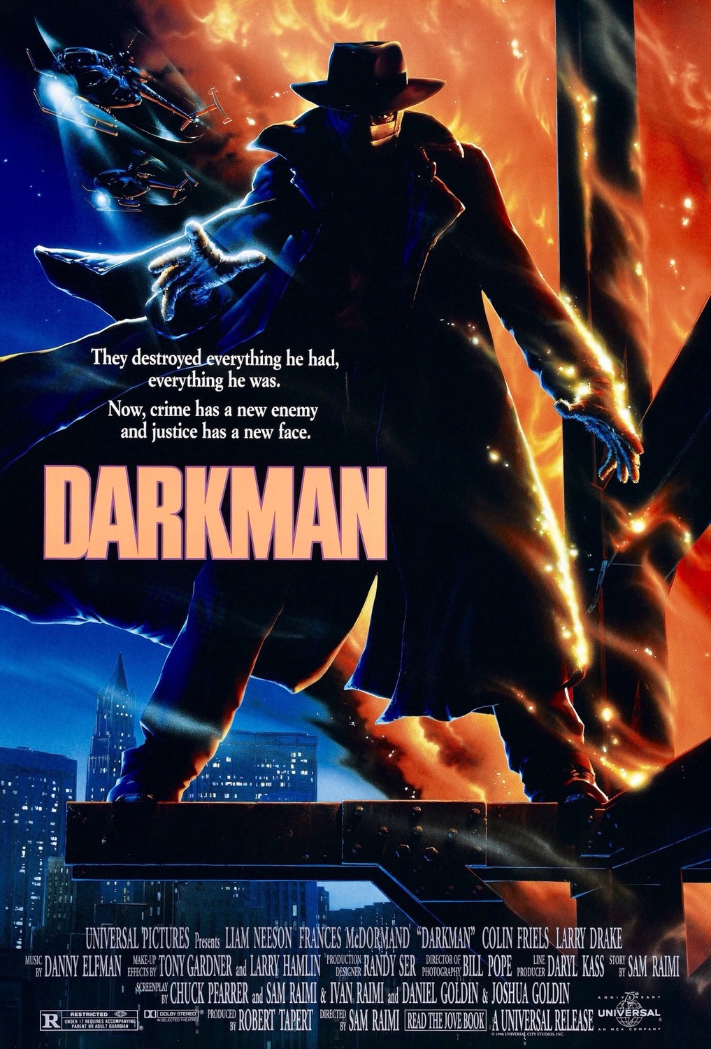 Extra Large Movie Poster Image for Darkman (#4 of 4)