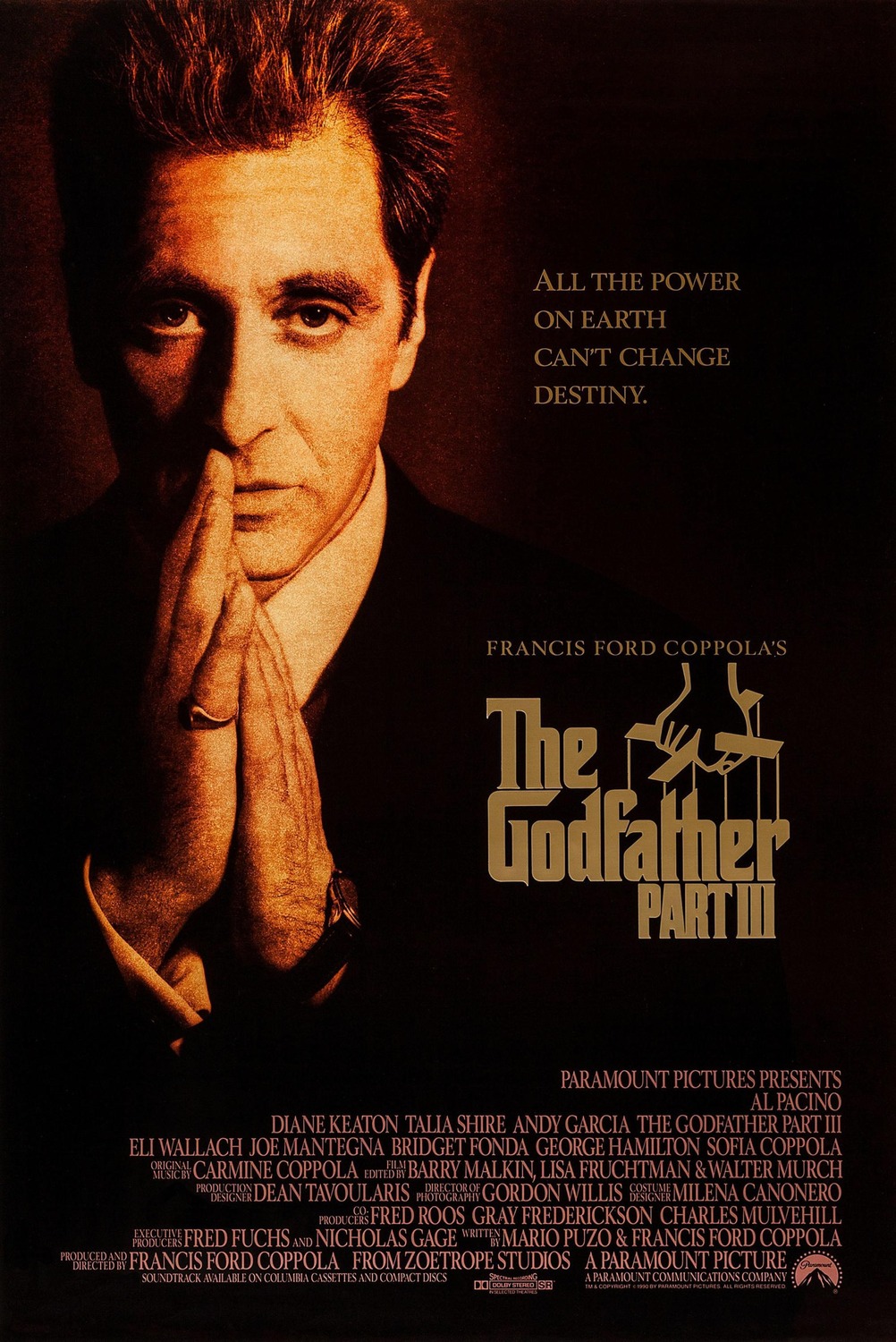 Extra Large Movie Poster Image for The Godfather: Part III (#2 of 3)