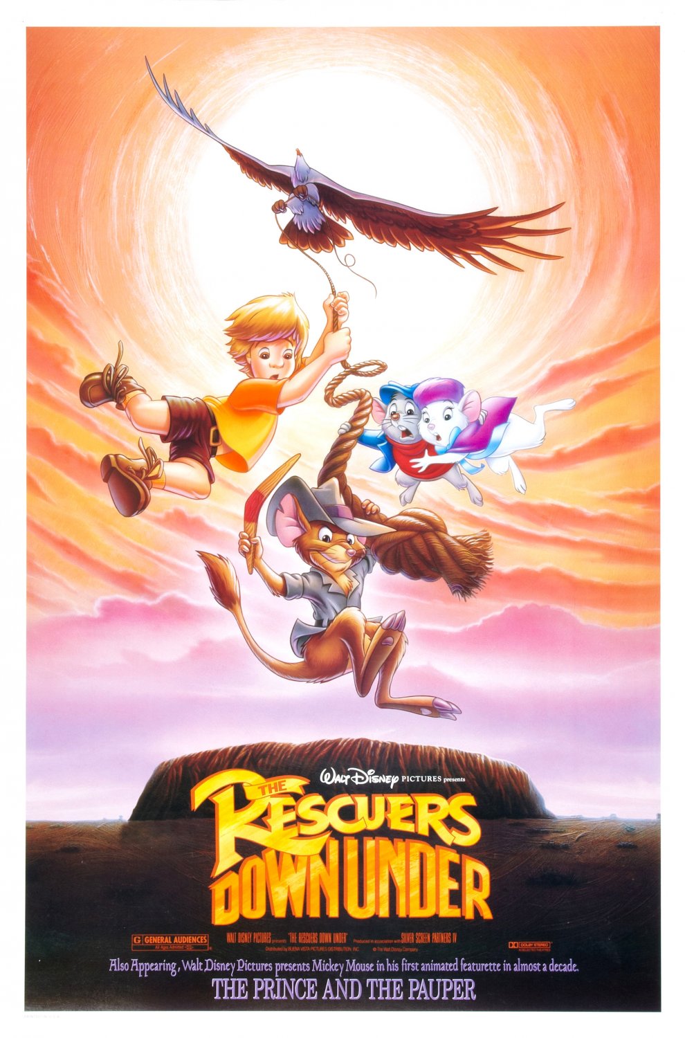 Extra Large Movie Poster Image for The Rescuers Down Under (#1 of 2)
