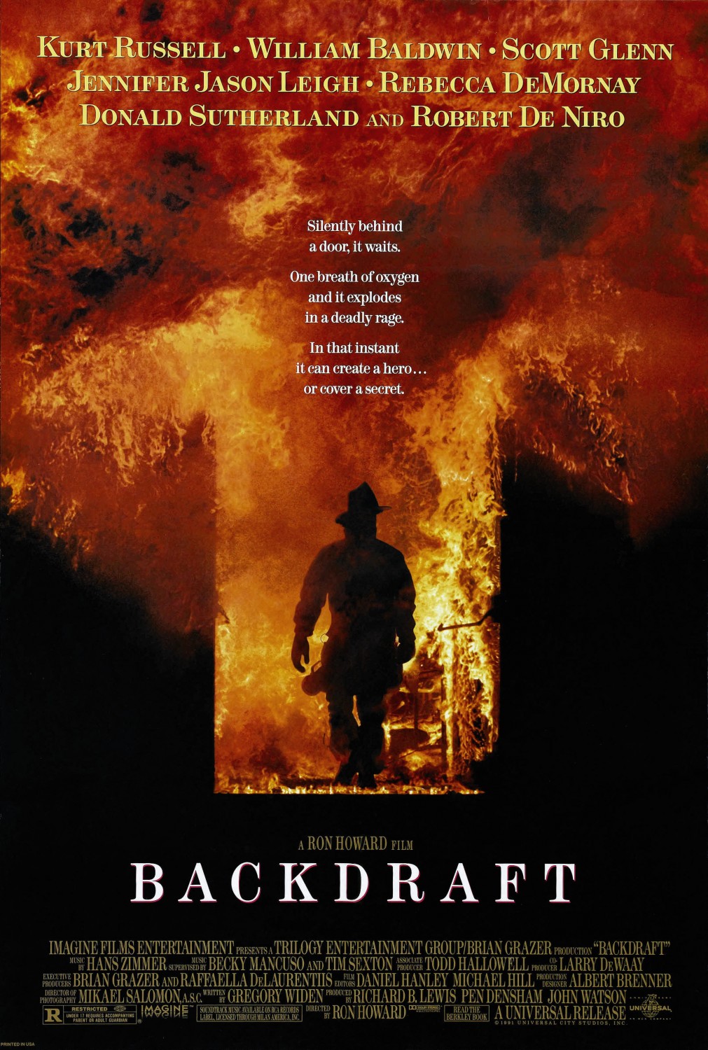 Extra Large Movie Poster Image for Backdraft (#1 of 2)