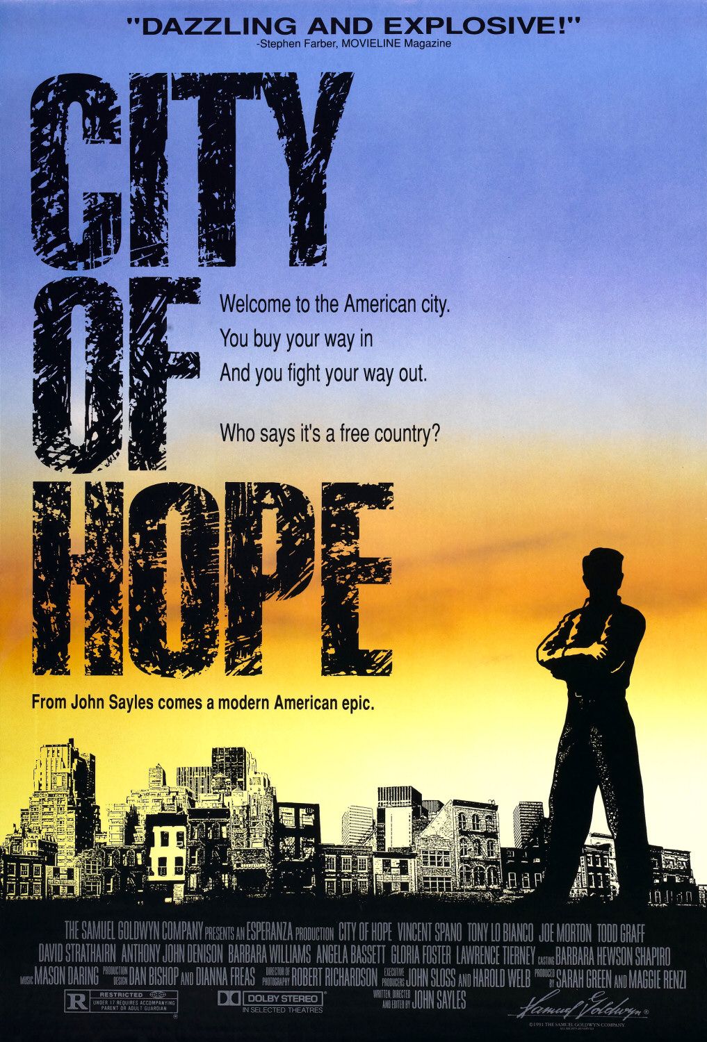 Extra Large Movie Poster Image for City of Hope (#2 of 2)