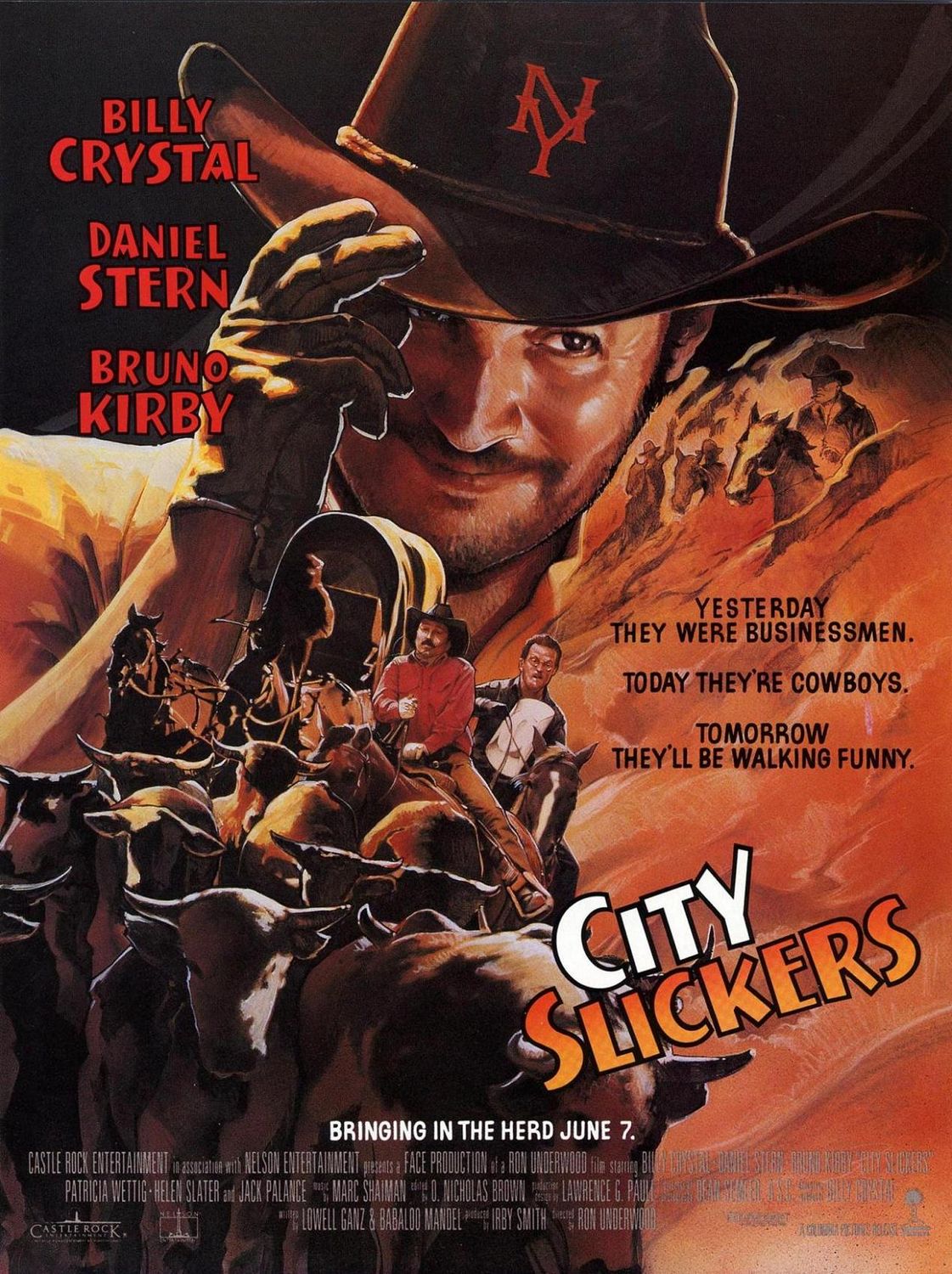 Extra Large Movie Poster Image for City Slickers (#1 of 2)