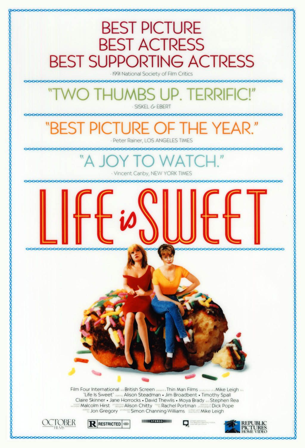 Extra Large Movie Poster Image for Life is Sweet (#2 of 2)