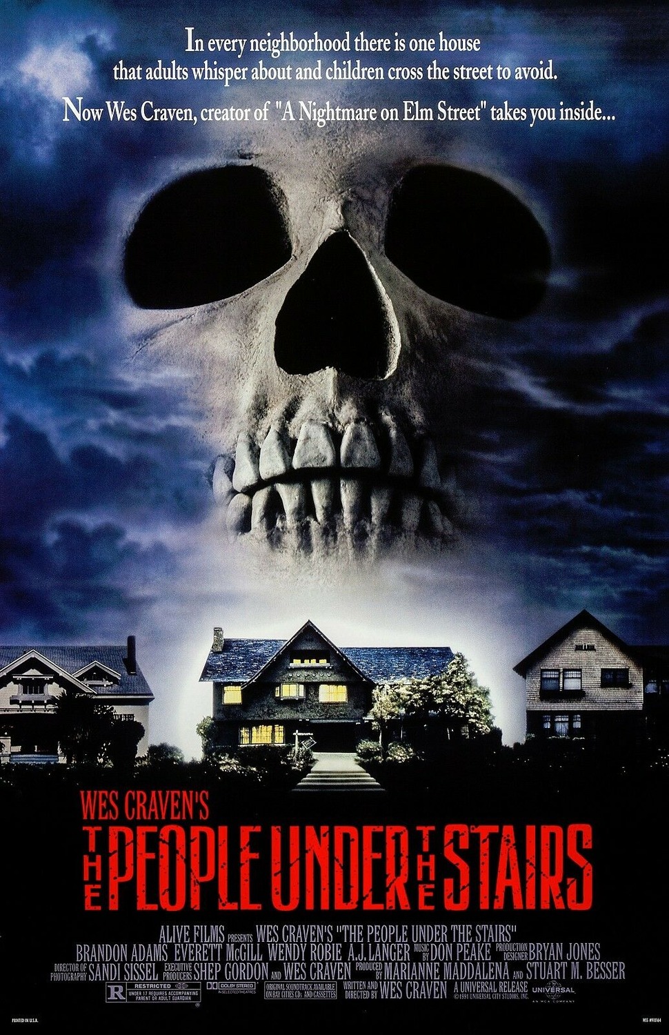 Extra Large Movie Poster Image for The People Under the Stairs 