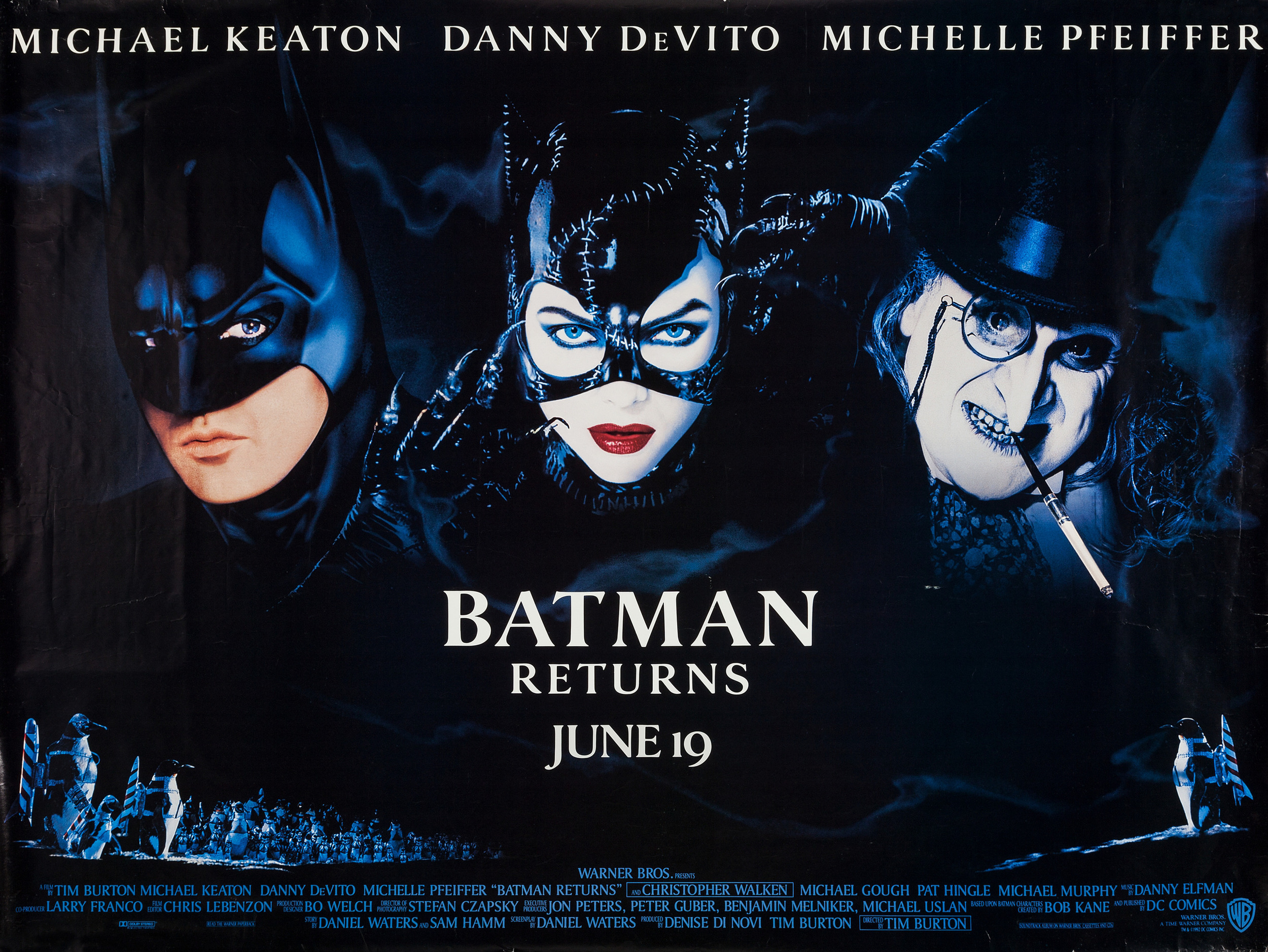 Batman Returns 8 Of 8 Mega Sized Movie Poster Image Imp Awards