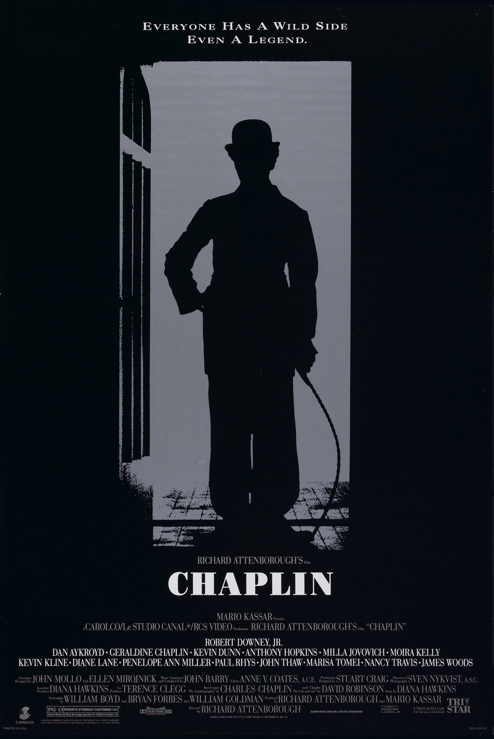 Extra Large Movie Poster Image for Chaplin (#1 of 2)