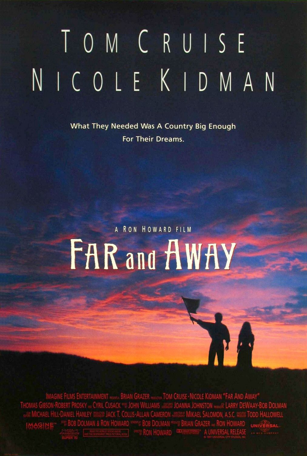 Extra Large Movie Poster Image for Far and Away (#2 of 2)