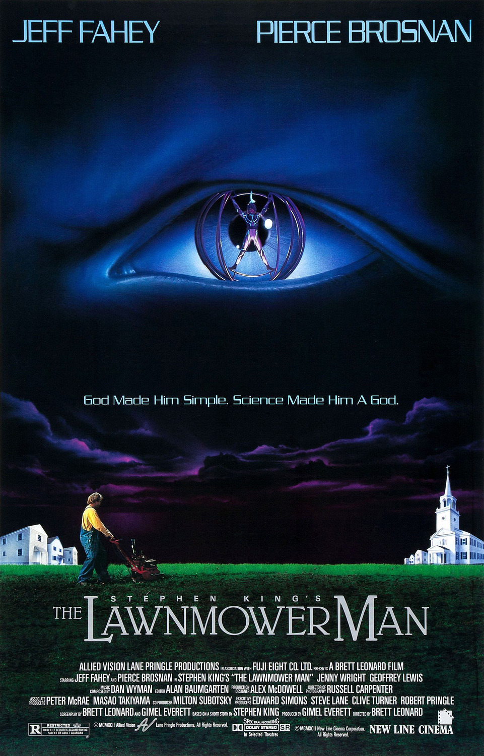The Lawnmower Man Extra Large Movie Poster Image IMP Awards