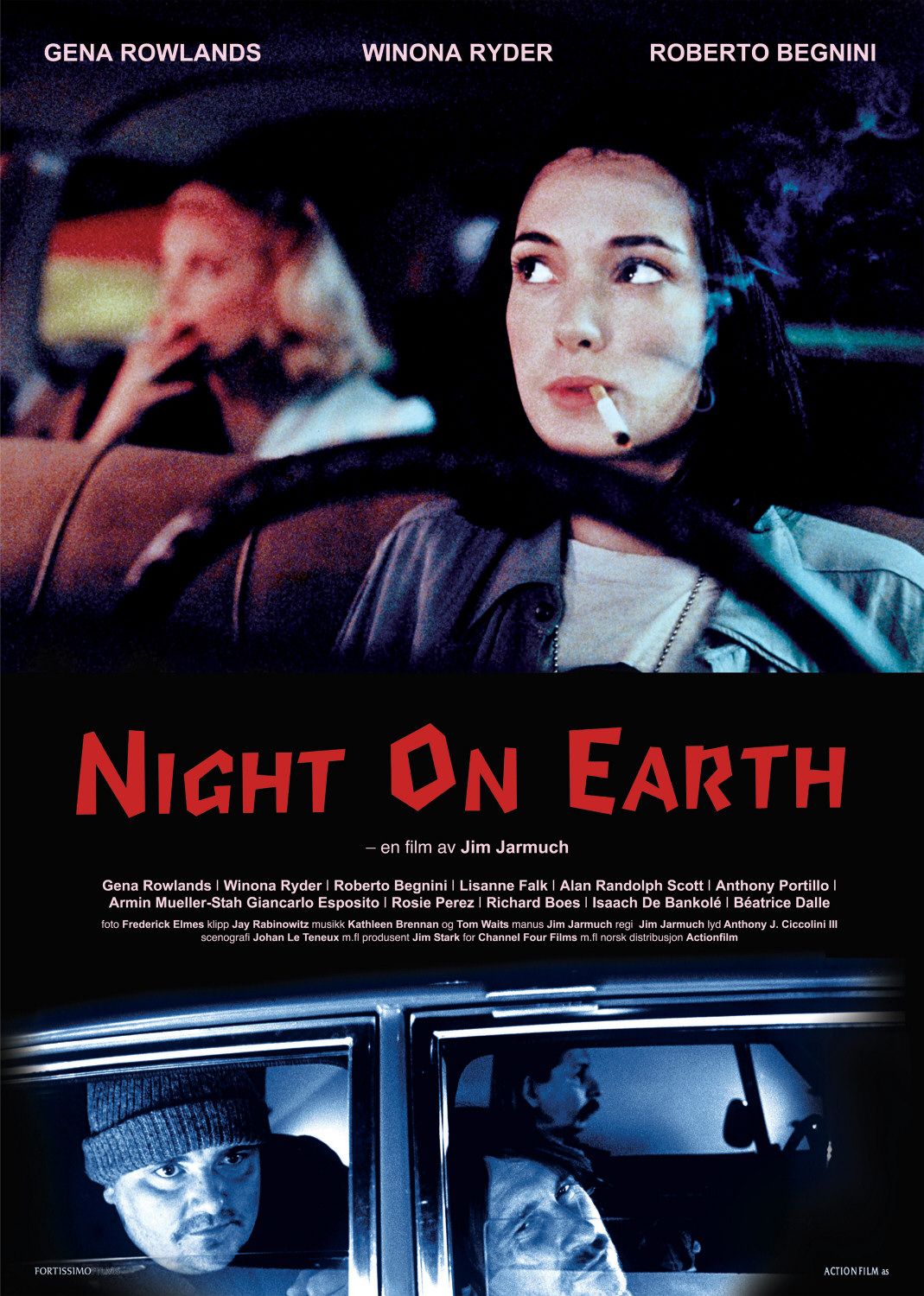 Extra Large Movie Poster Image for Night on Earth (#4 of 4)