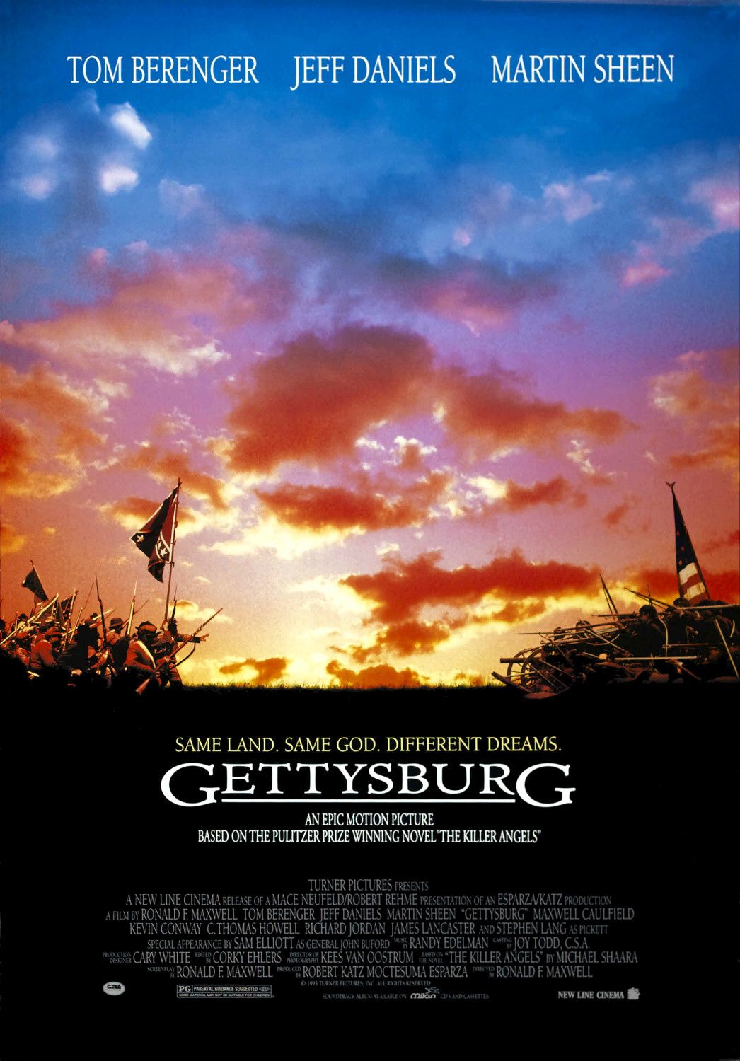 Extra Large Movie Poster Image for Gettysburg 