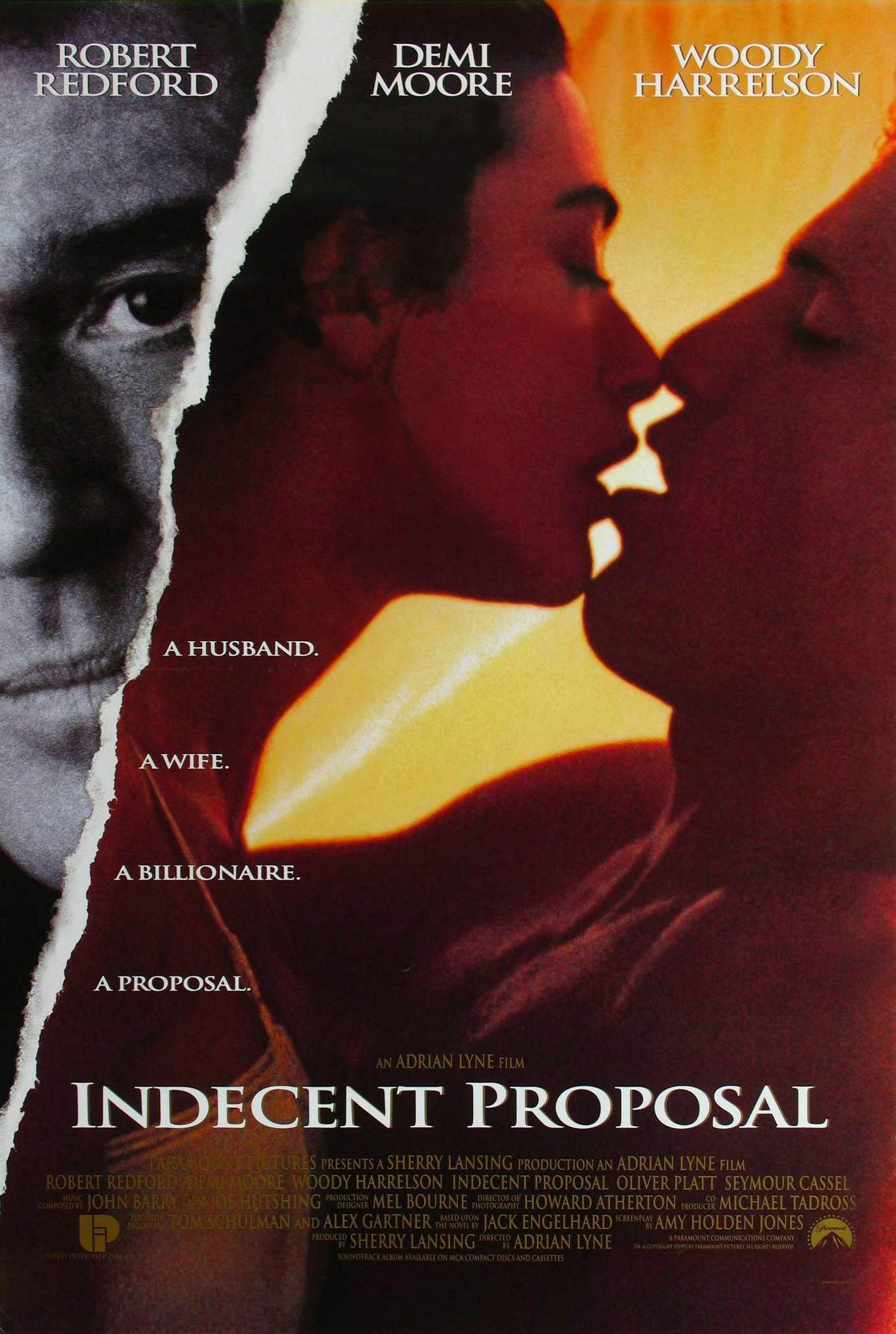 Mega Sized Movie Poster Image for Indecent Proposal 