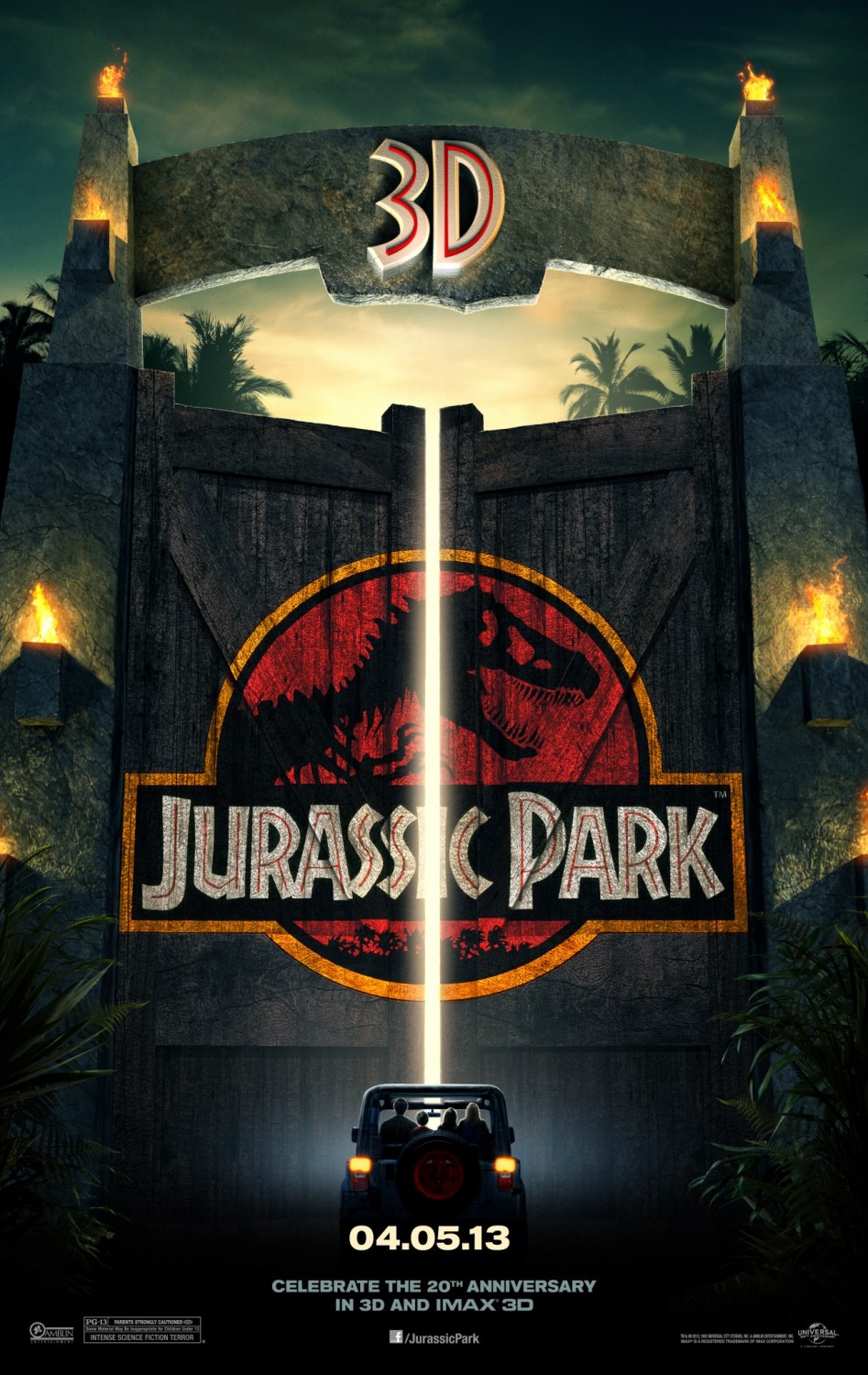 Extra Large Movie Poster Image for Jurassic Park (#3 of 3)