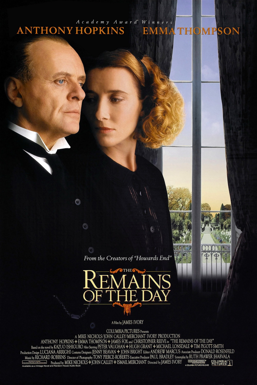 Extra Large Movie Poster Image for The Remains of the Day 