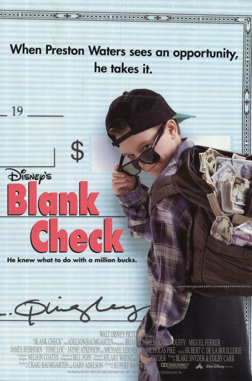Blank Check Movie Poster