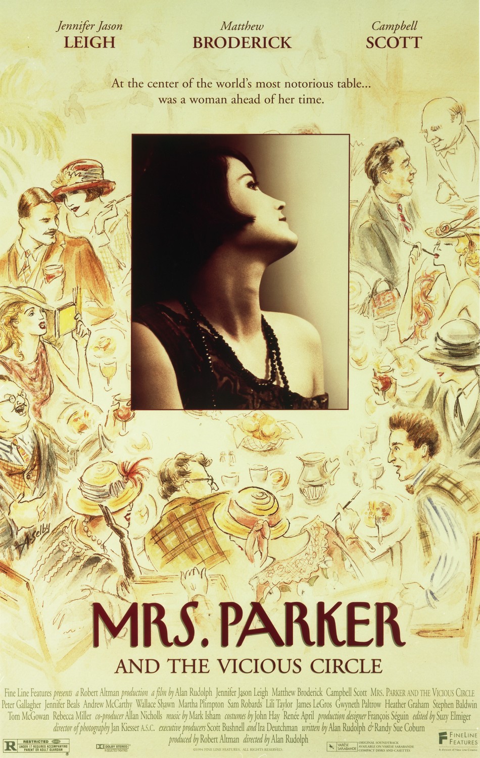 Extra Large Movie Poster Image for Mrs. Parker And The Vicious Circle (#1 of 2)