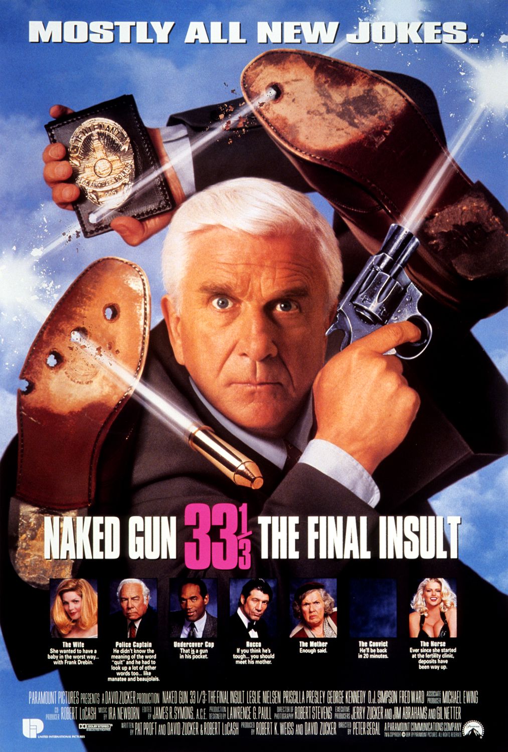 Extra Large Movie Poster Image for Naked Gun 33 1/3: The Final Insult (#2 of 2)