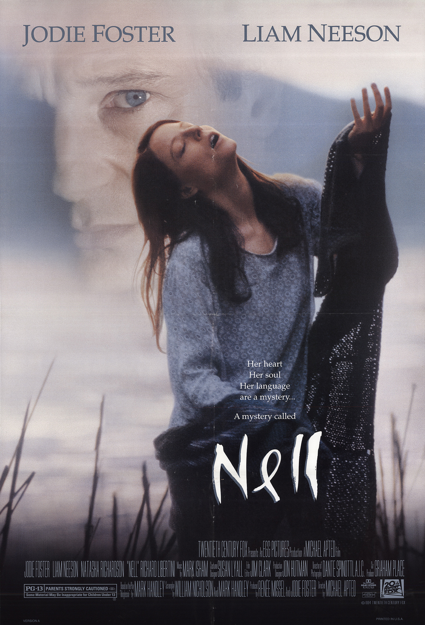 Nell 1 Of 4 Mega Sized Movie Poster Image Imp Awards