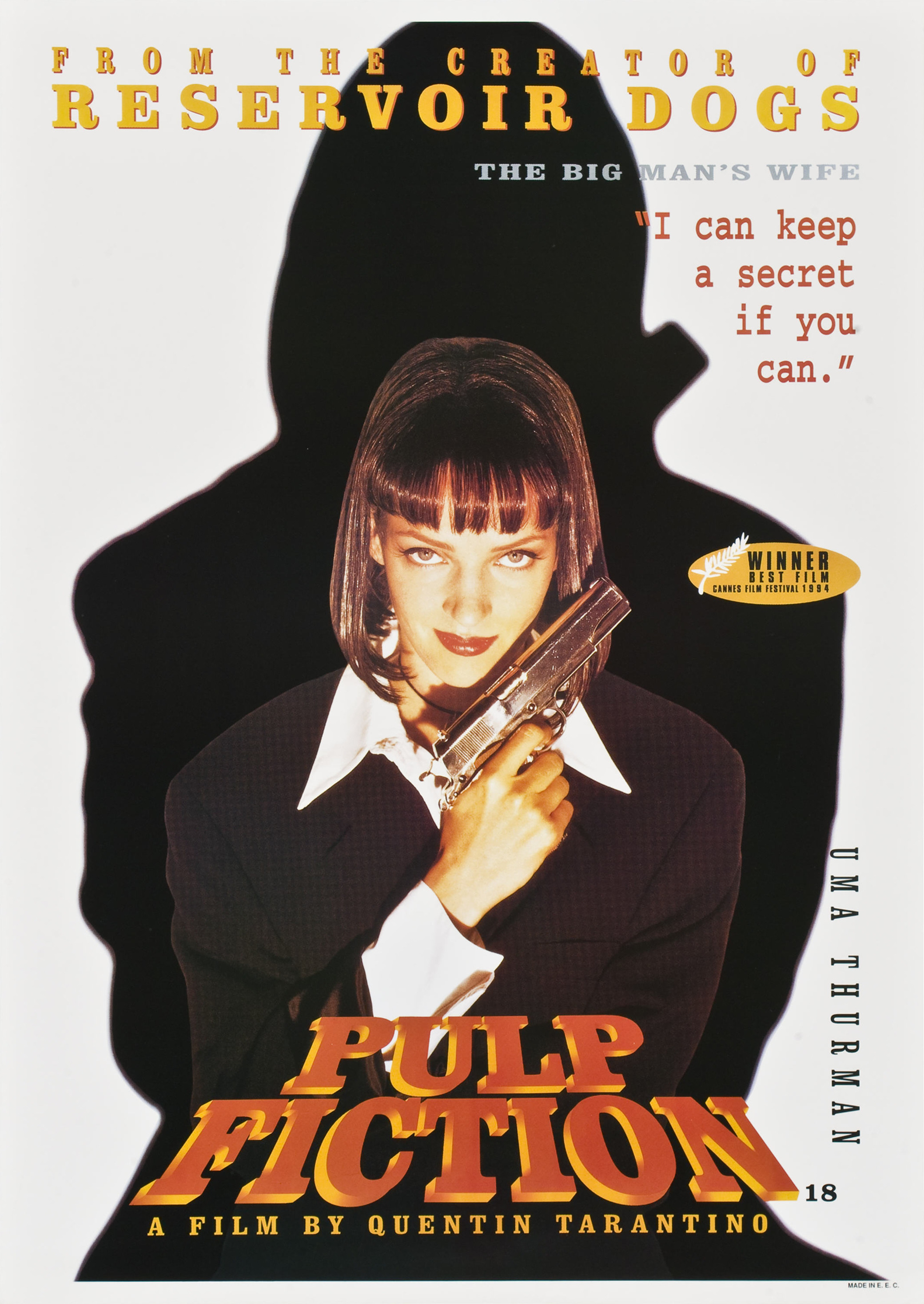 Pulp Fiction (#7 of 9): Mega Sized Movie Poster Image - IMP Awards