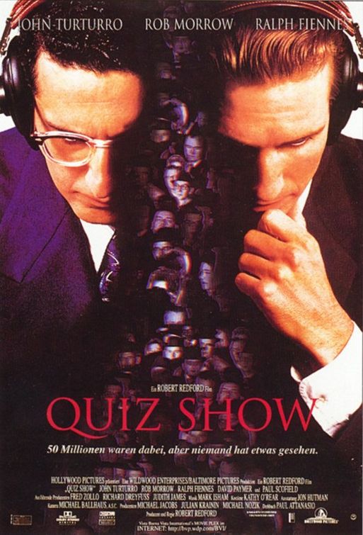 Quiz Show Movie Poster (2 of 2) IMP Awards