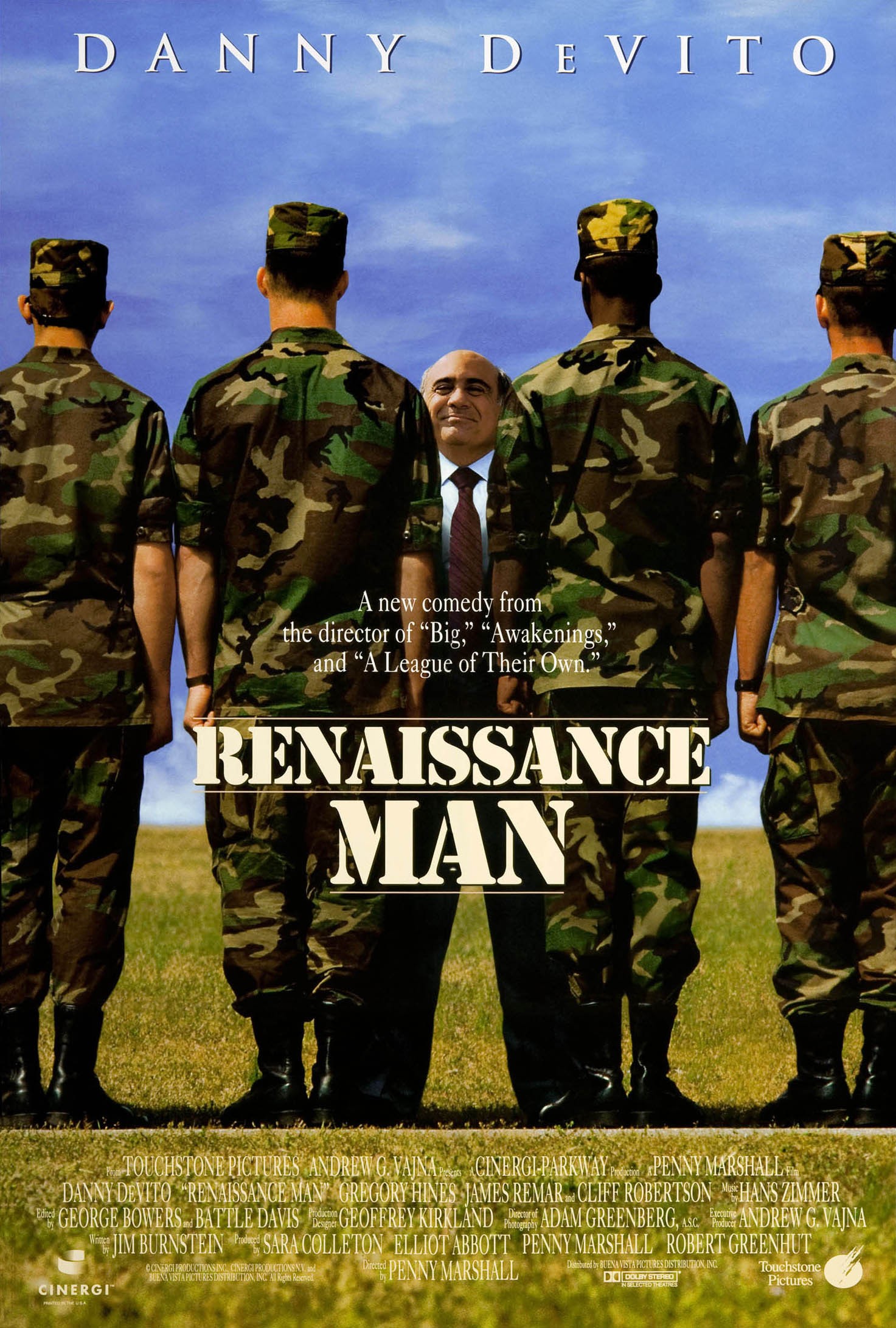 Mega Sized Movie Poster Image for Renaissance Man (#1 of 3)