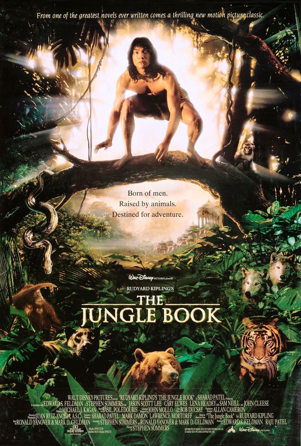 Extra Large Movie Poster Image for Rudyard Kipling's The Jungle Book 