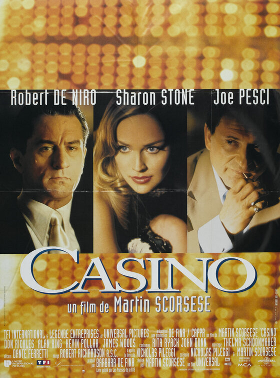 casino autographed movie poster
