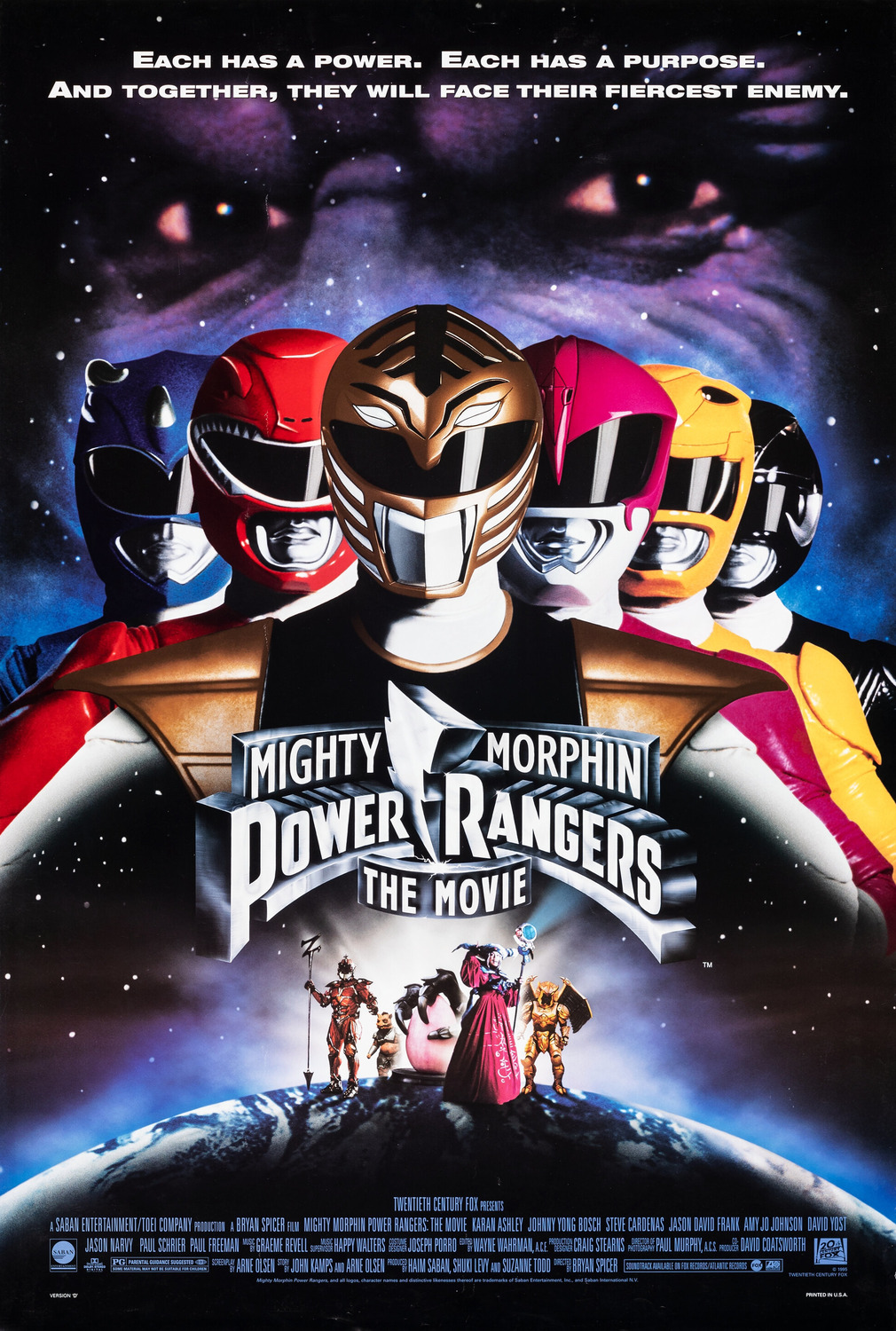 Mighty Morphin Power Rangers The Movie (2 of 3) Extra Large Movie