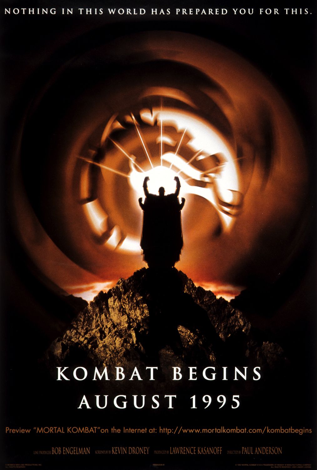 Extra Large Movie Poster Image for Mortal Kombat (#1 of 3)