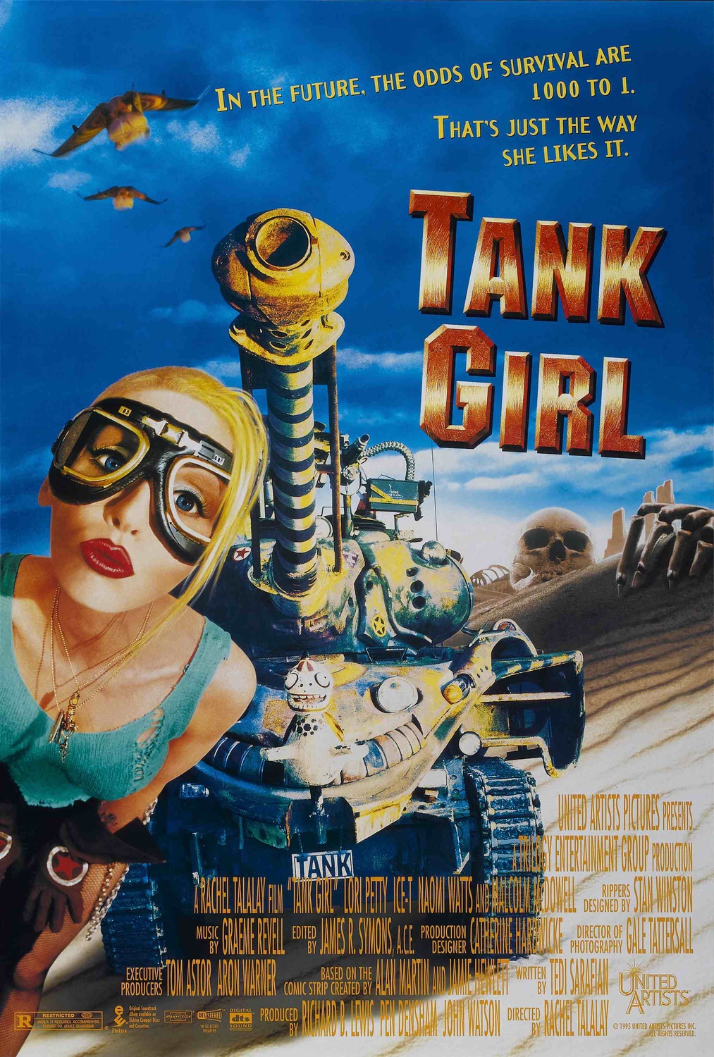 Extra Large Movie Poster Image for Tank Girl (#2 of 3)