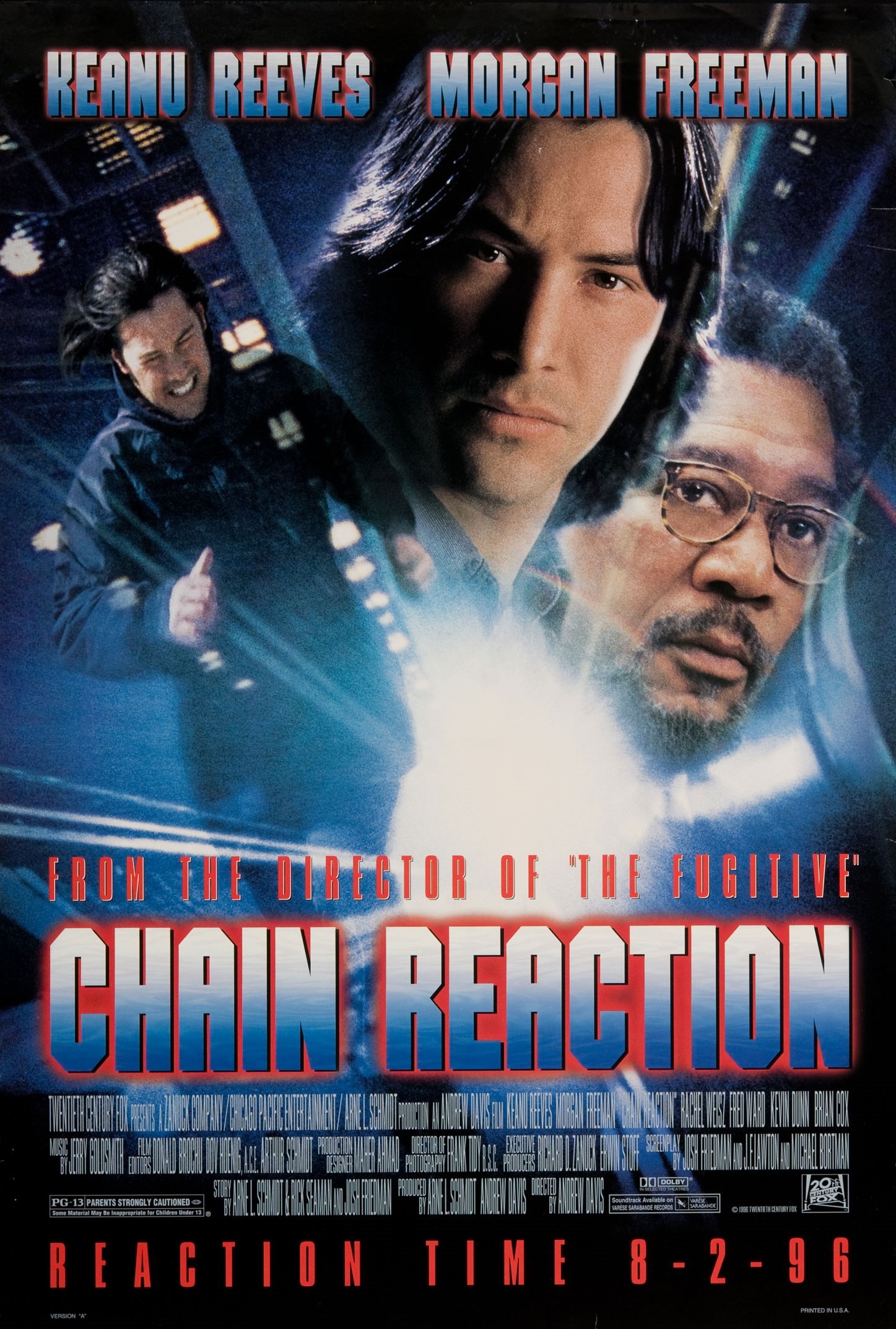 Mega Sized Movie Poster Image for Chain Reaction 