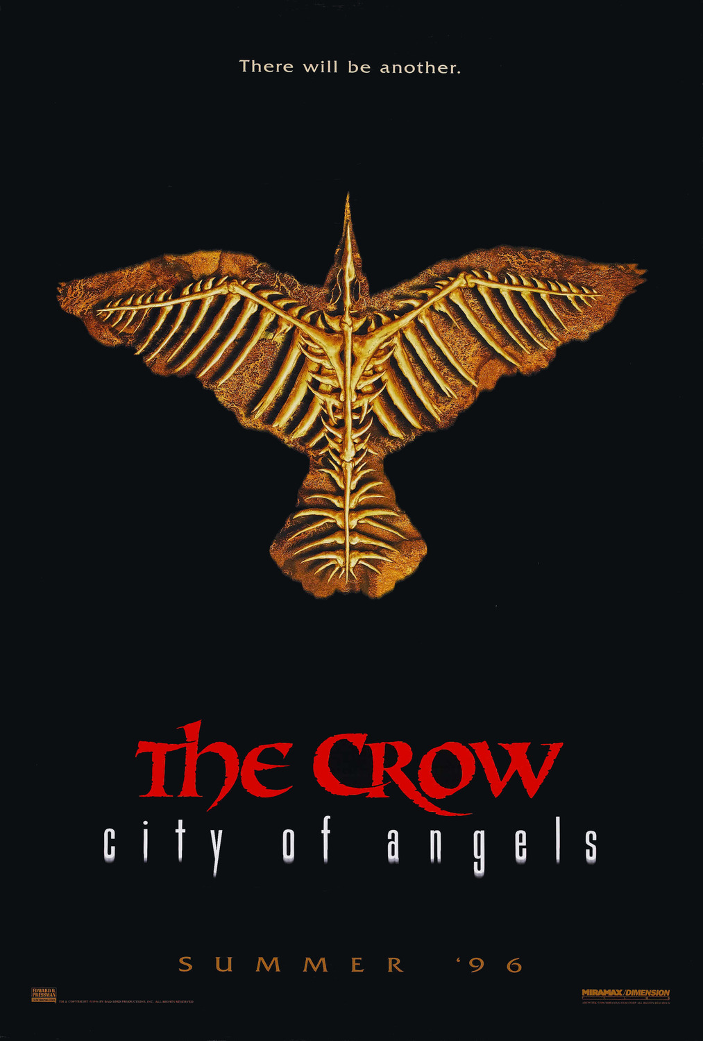 Extra Large Movie Poster Image for The Crow: City Of Angels (#1 of 2)