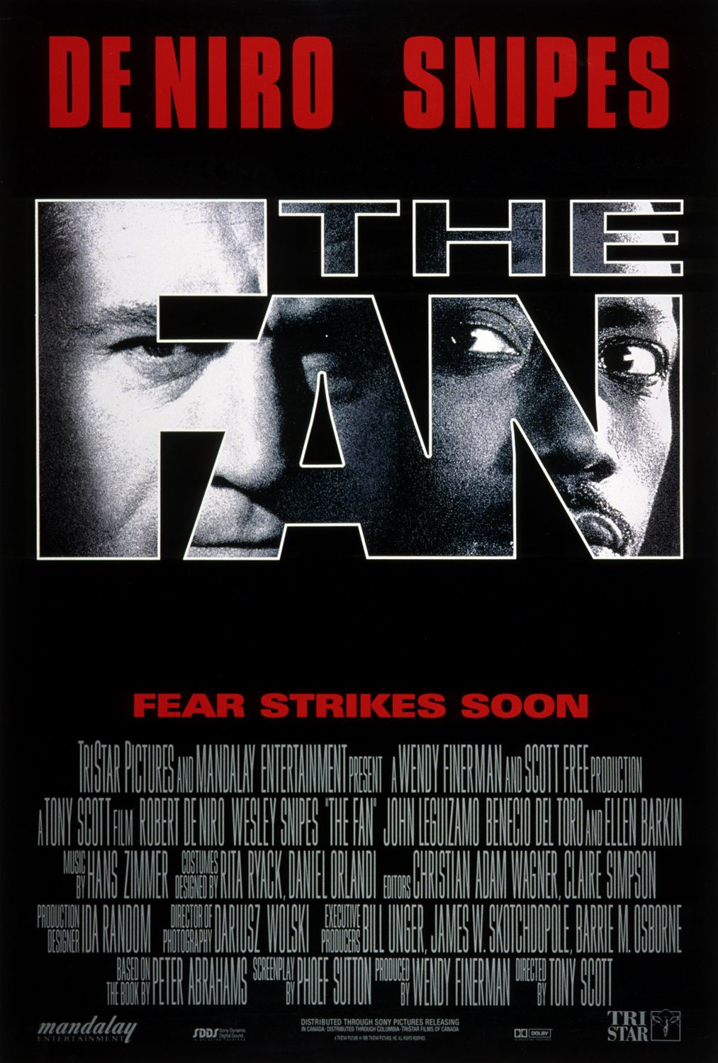 Extra Large Movie Poster Image for The Fan (#1 of 2)