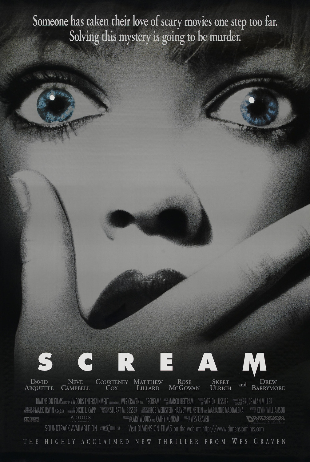 Extra Large Movie Poster Image for Scream (#1 of 3)